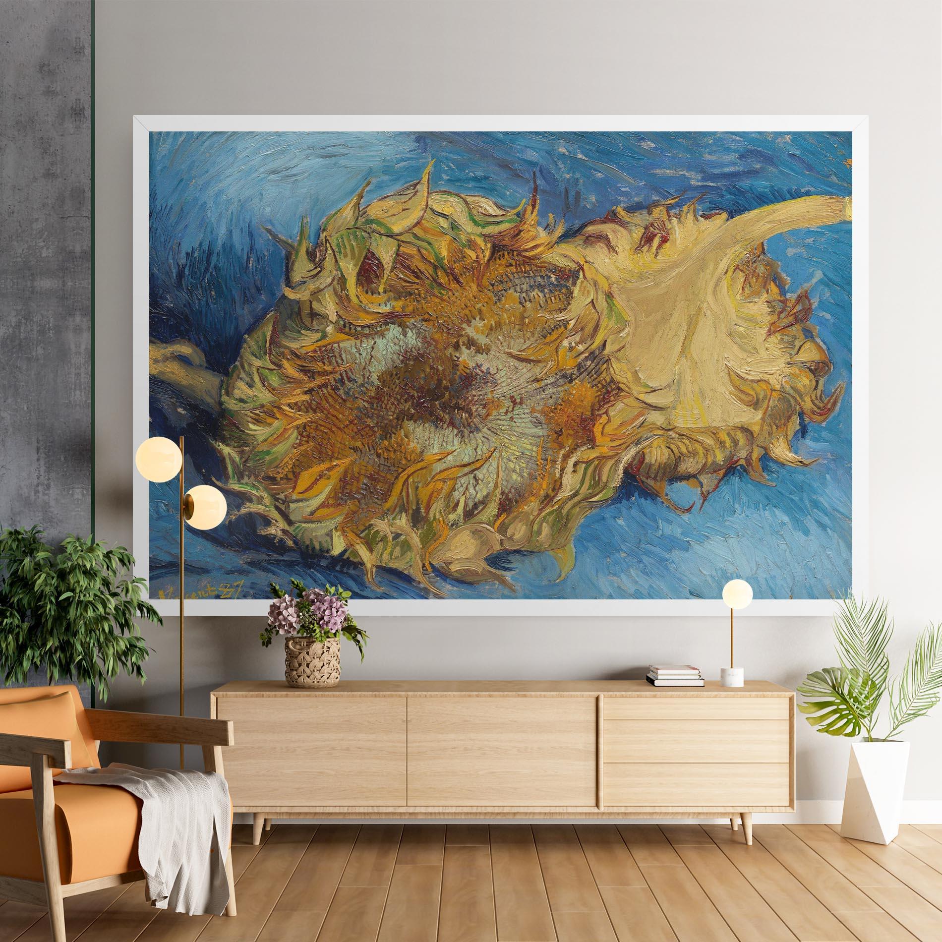 Leinwandbild Sunflowers Van Gogh mockup 9