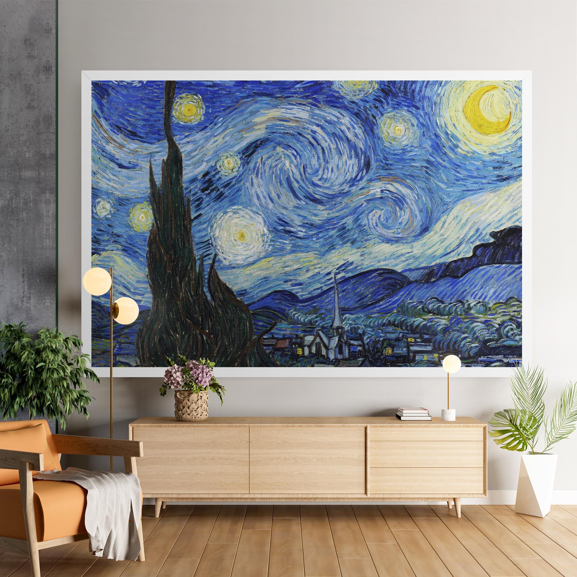 Leinwandbild The Starry Night mockup 9