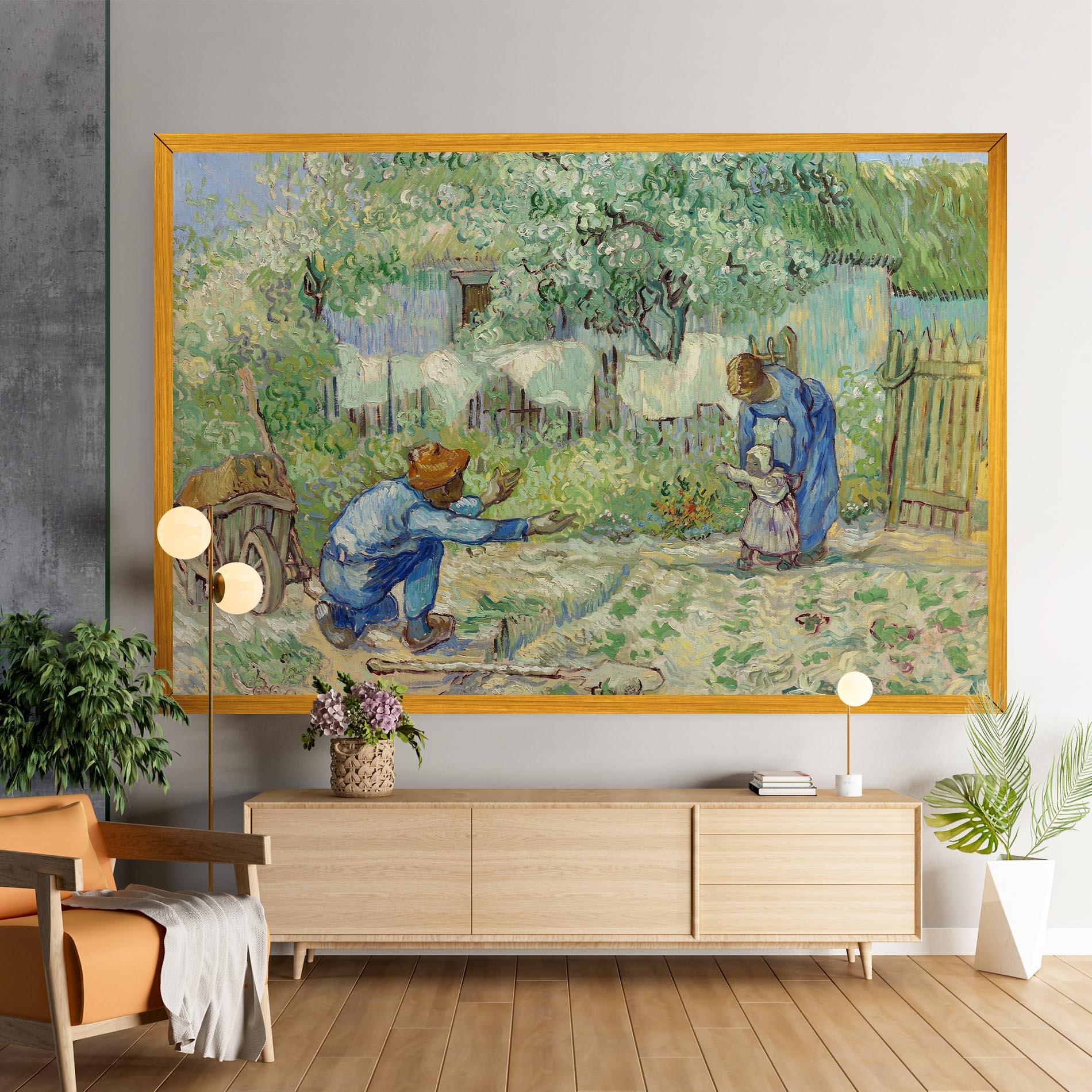 Leinwandbild First Steps mockup 9