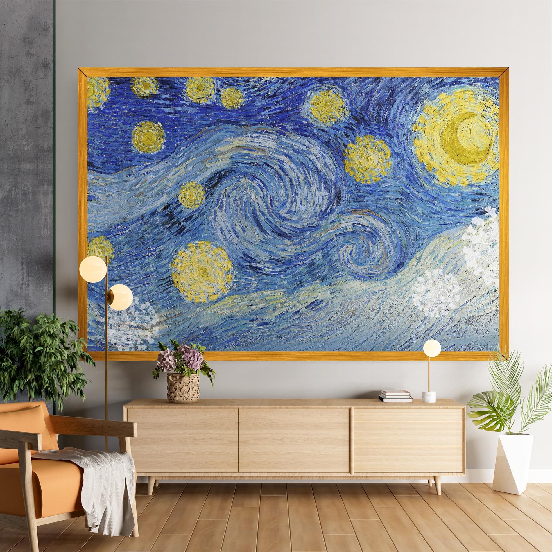 Van Gogh Starry Night mockup 9