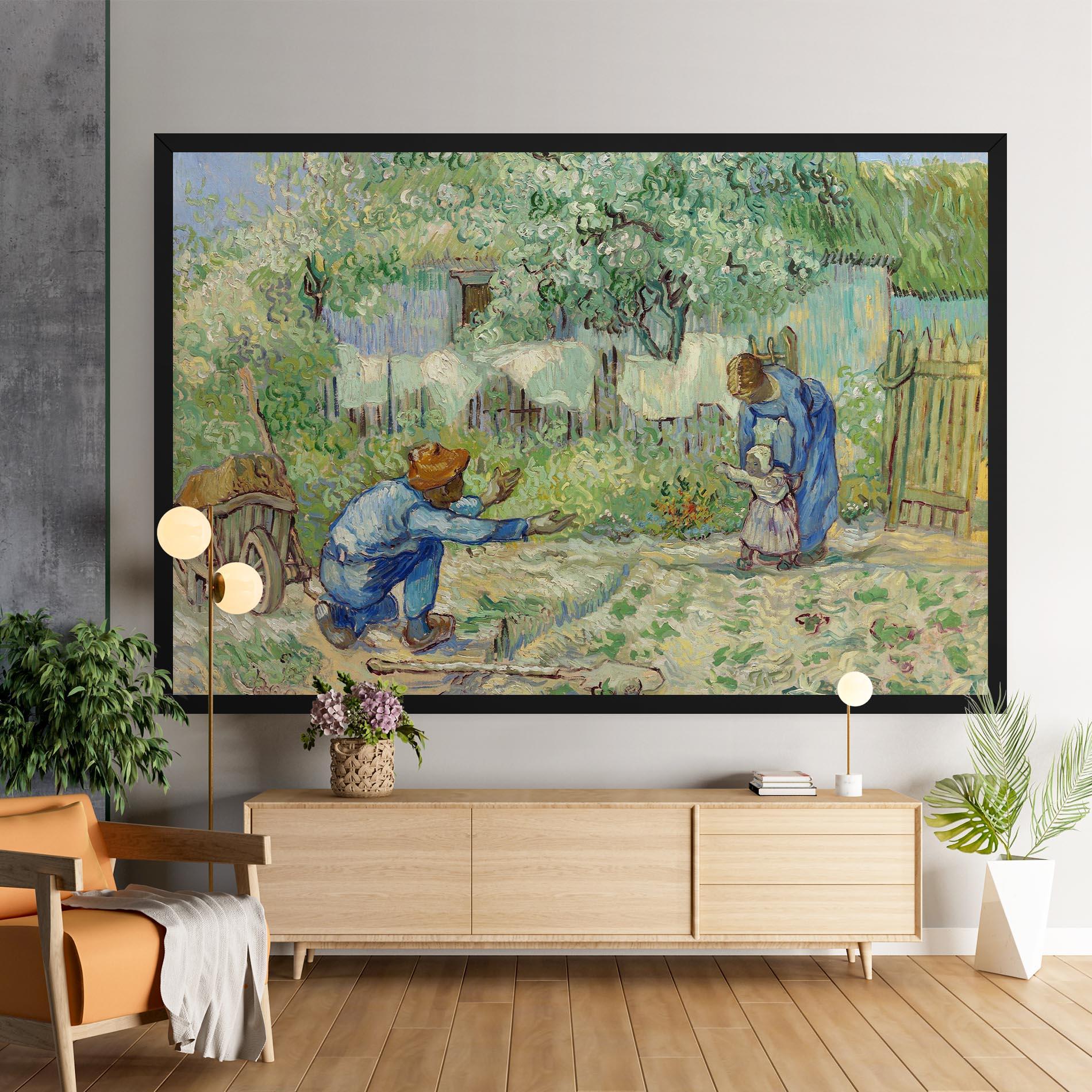 Leinwandbild First Steps mockup 9