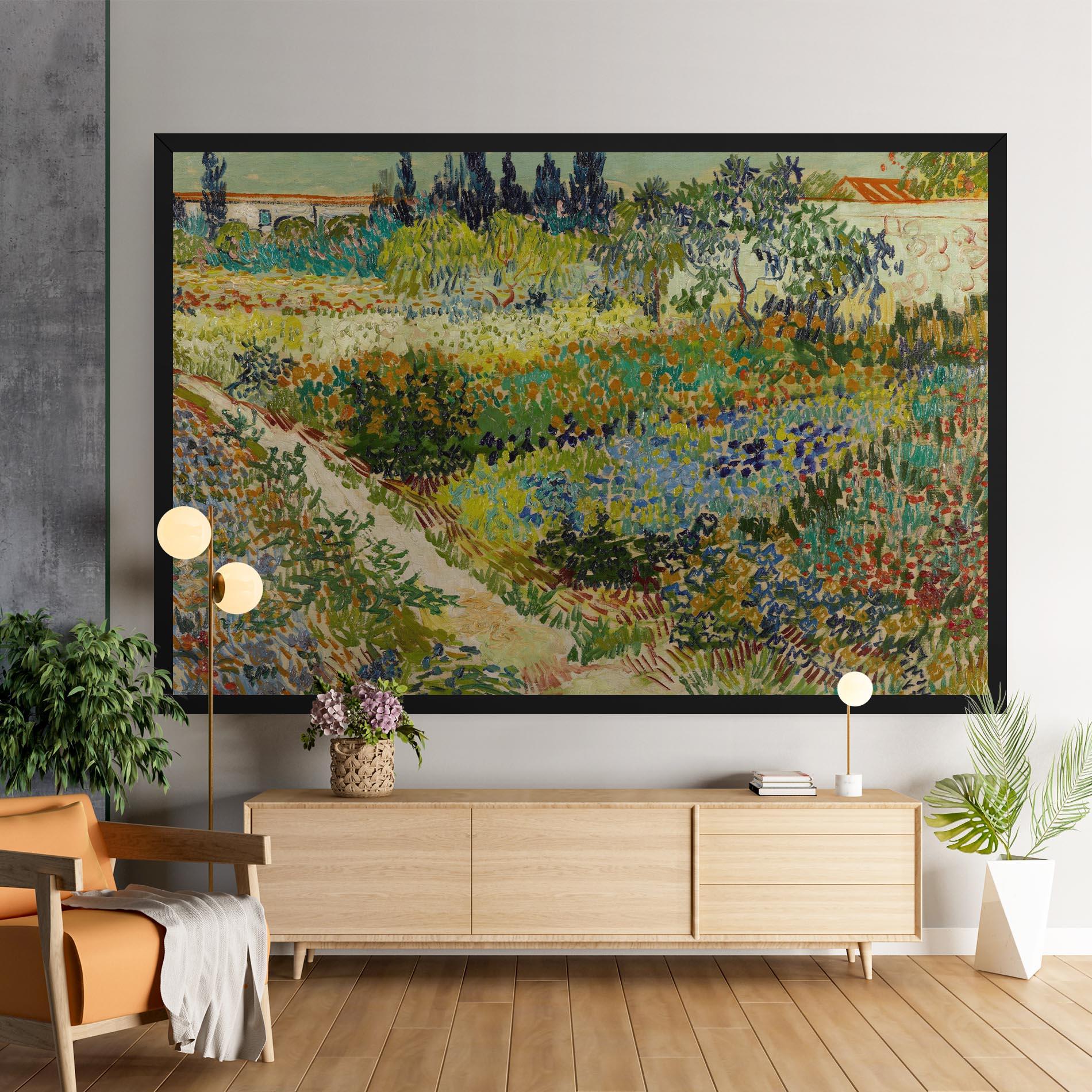 Leinwandbild Garden At Arles mockup 9