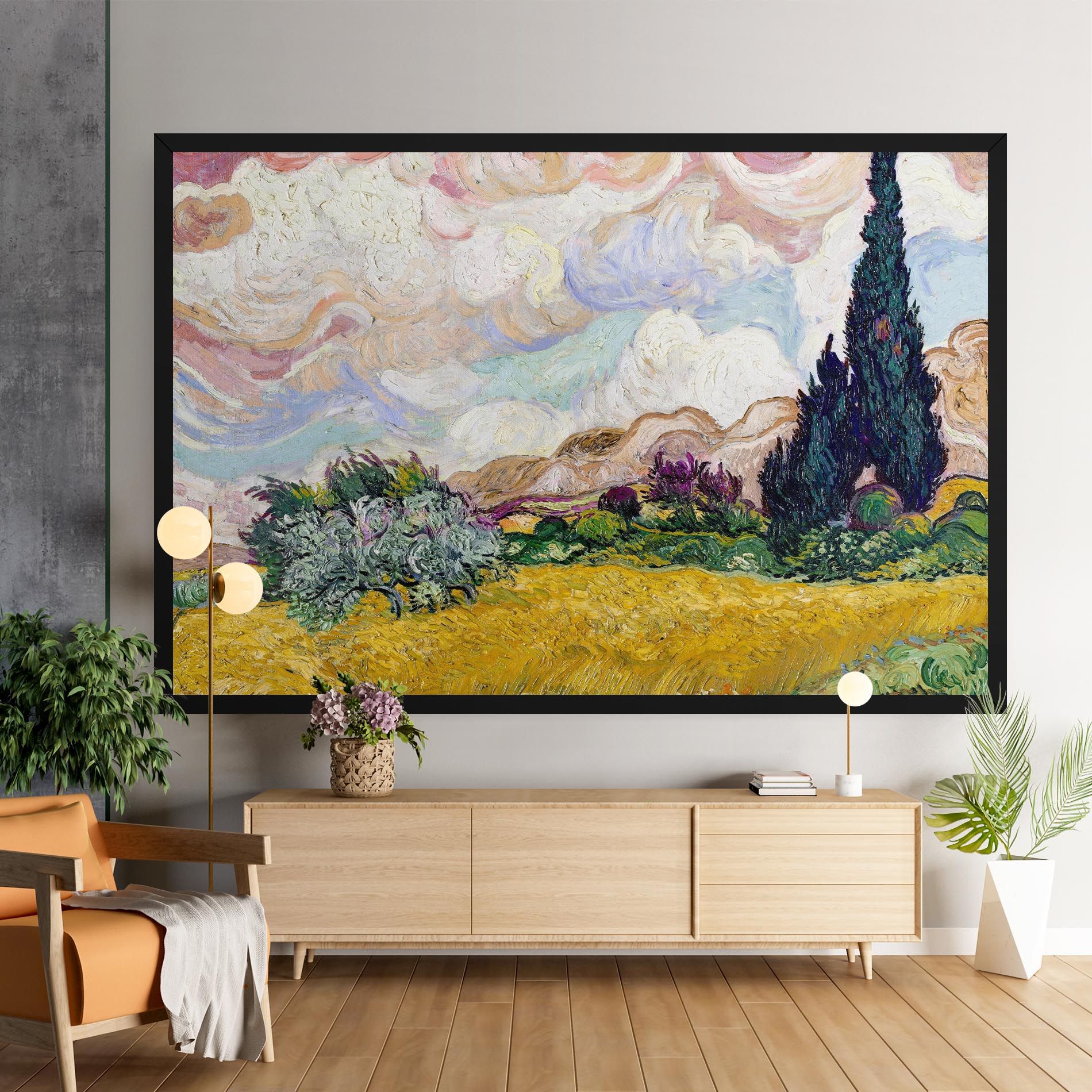 Pastel Wheat Field mockup 9