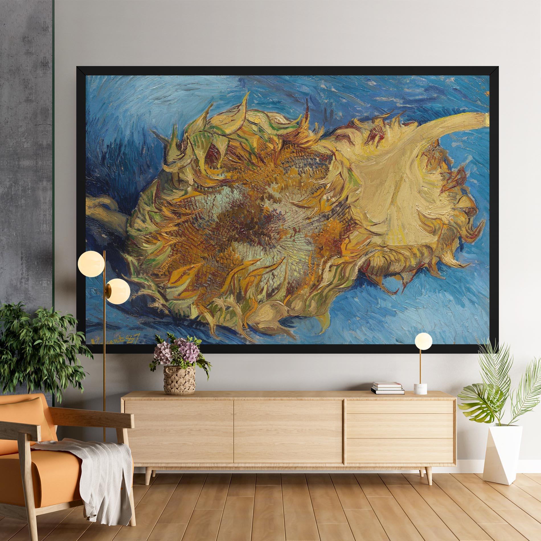 Leinwandbild Sunflowers Van Gogh mockup 9