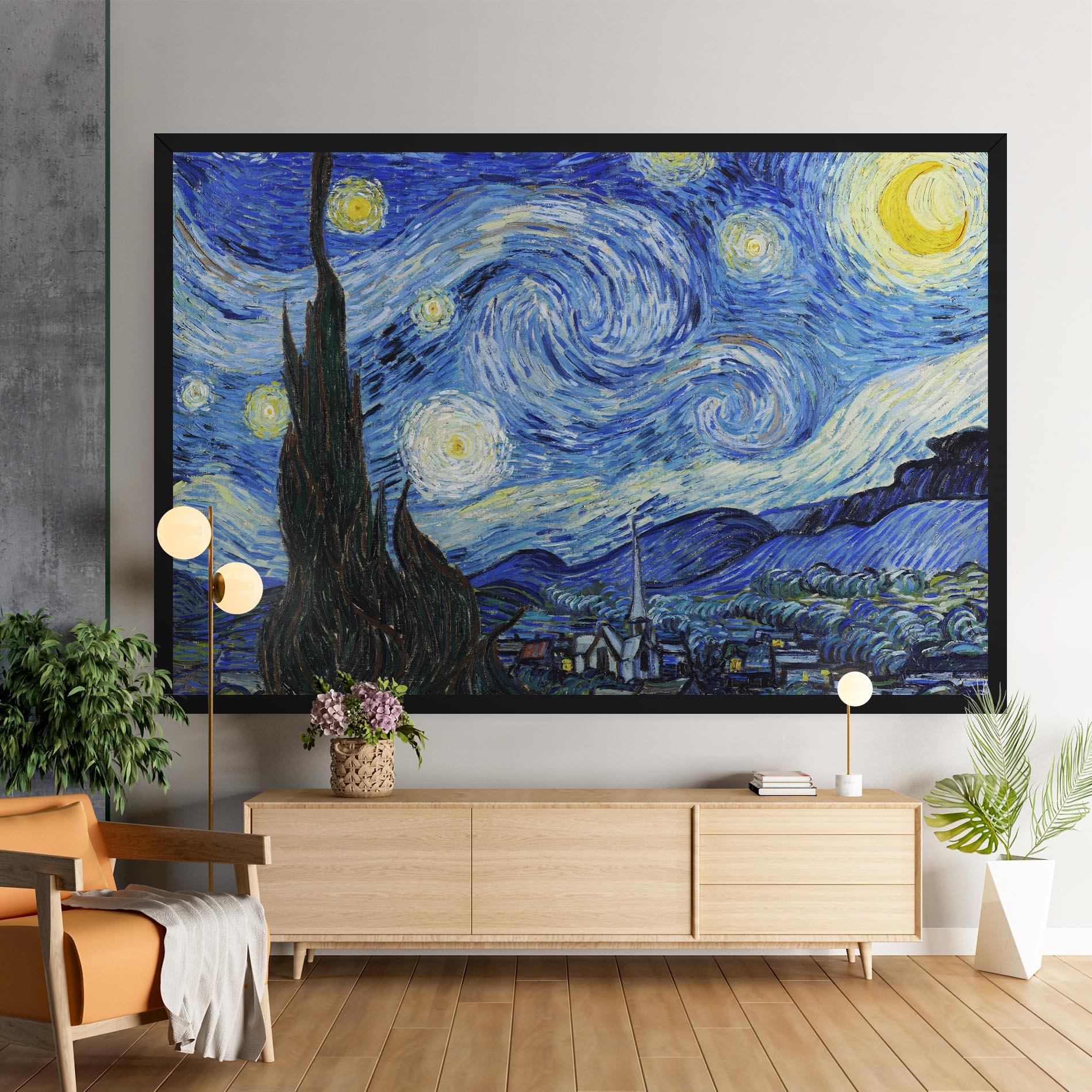 Leinwandbild The Starry Night mockup 9