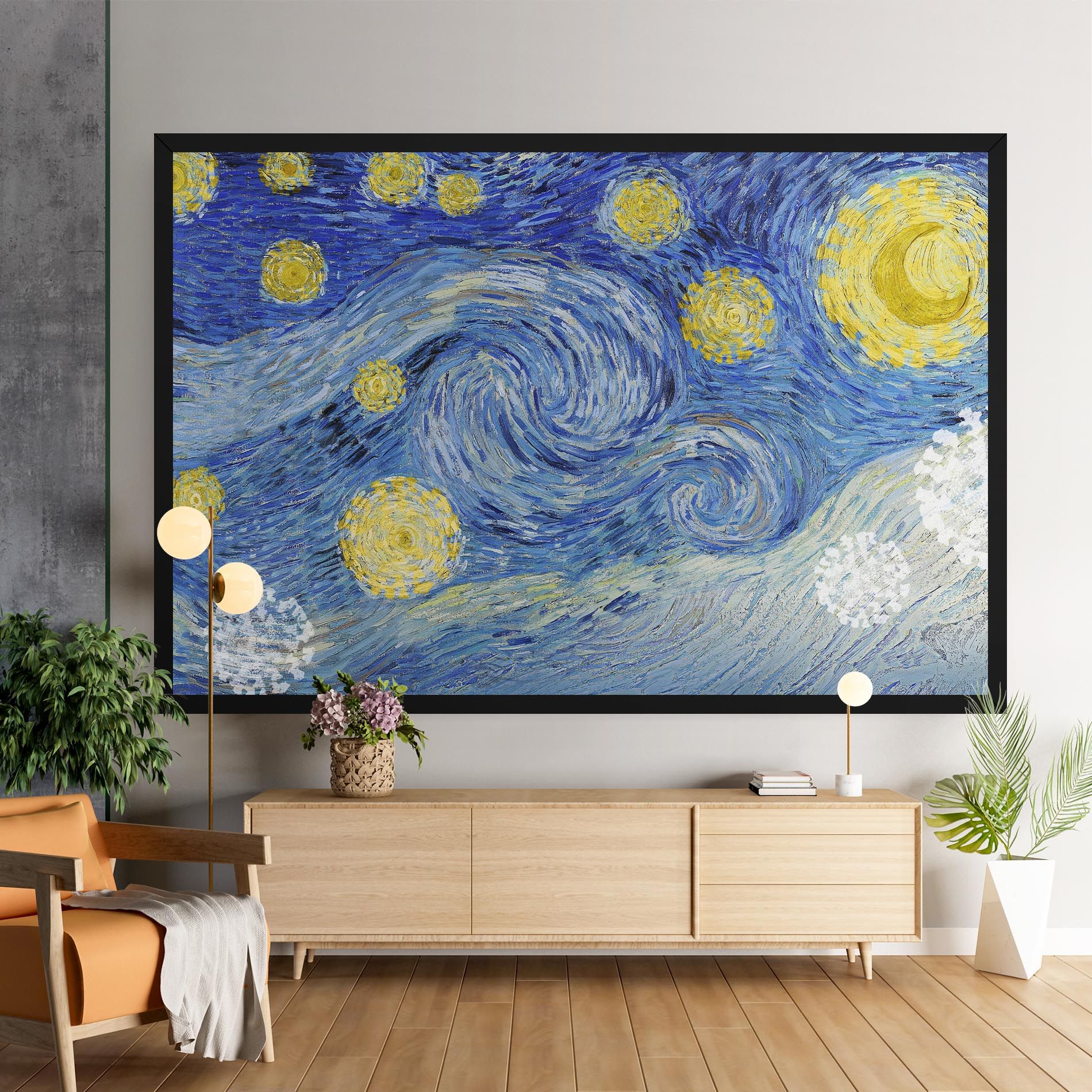 Van Gogh Starry Night mockup 9