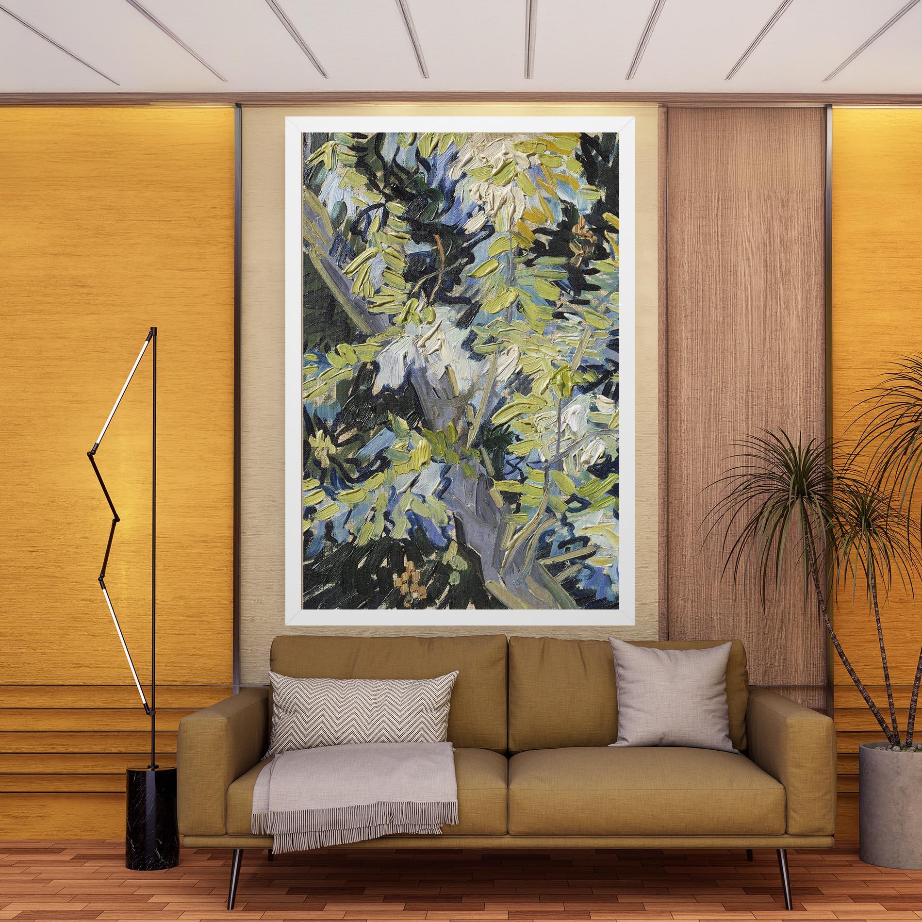 Leinwandbild Blossoming Branches mockup 9