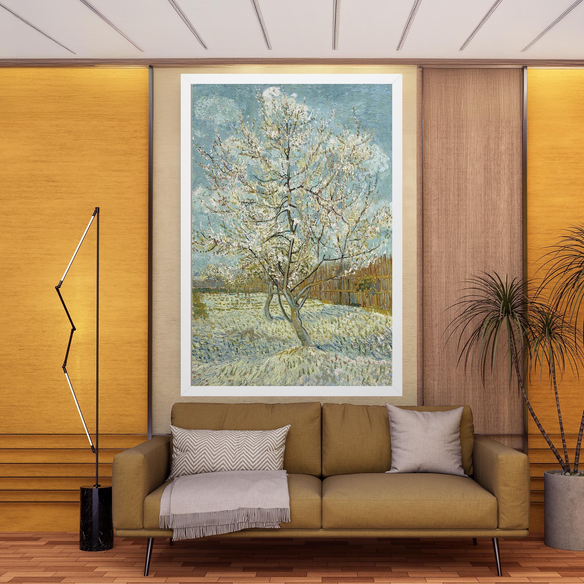 Leinwandbild De Roze Perzikboom mockup 9