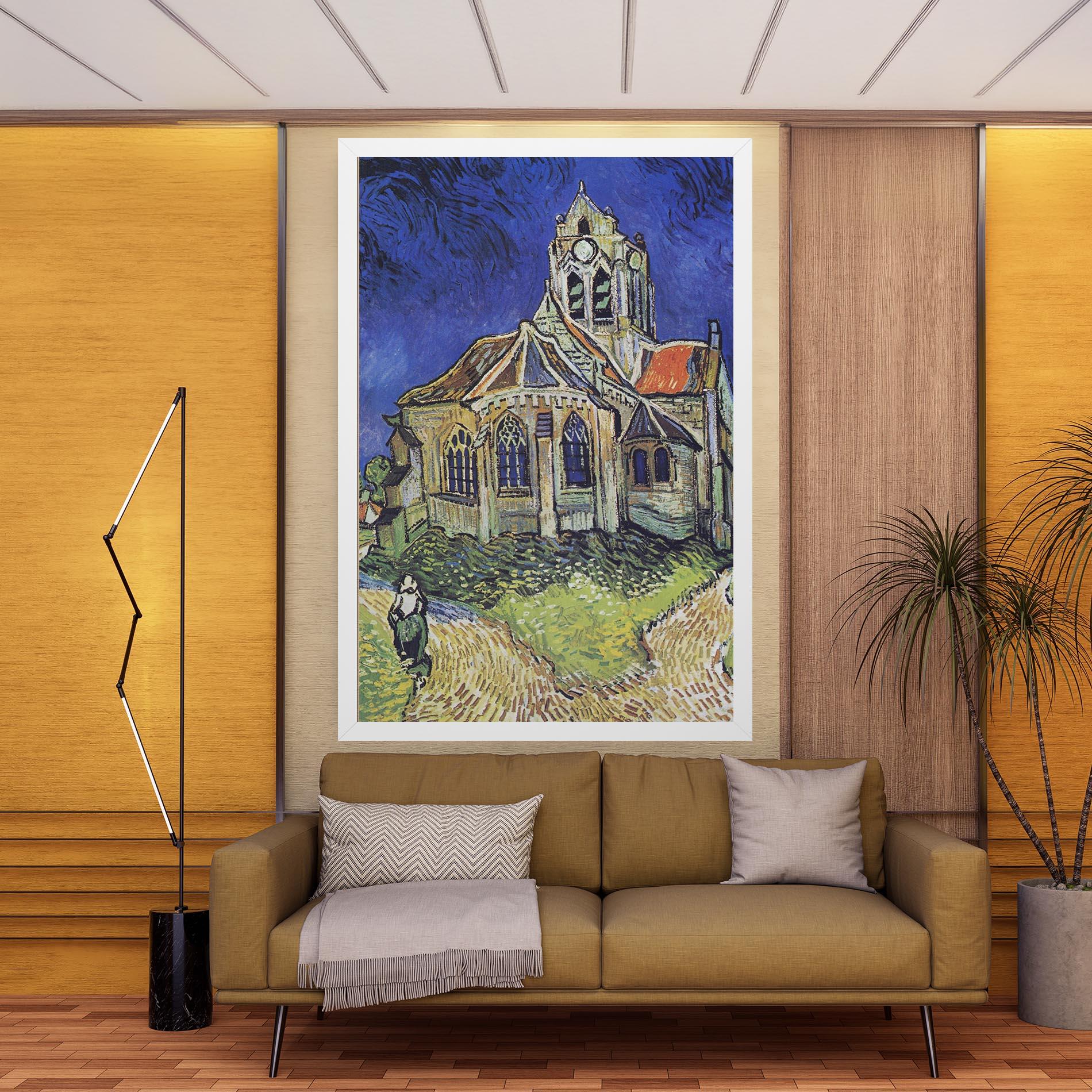 Leinwandbild The Church At Auvers mockup 9