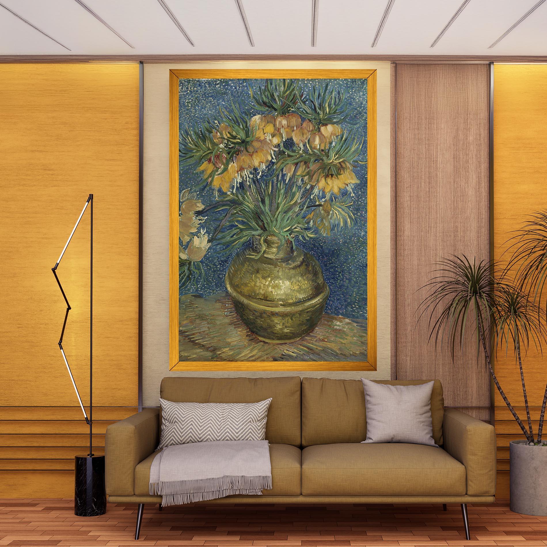 Leinwandbild Imperial Fritillaries mockup 9