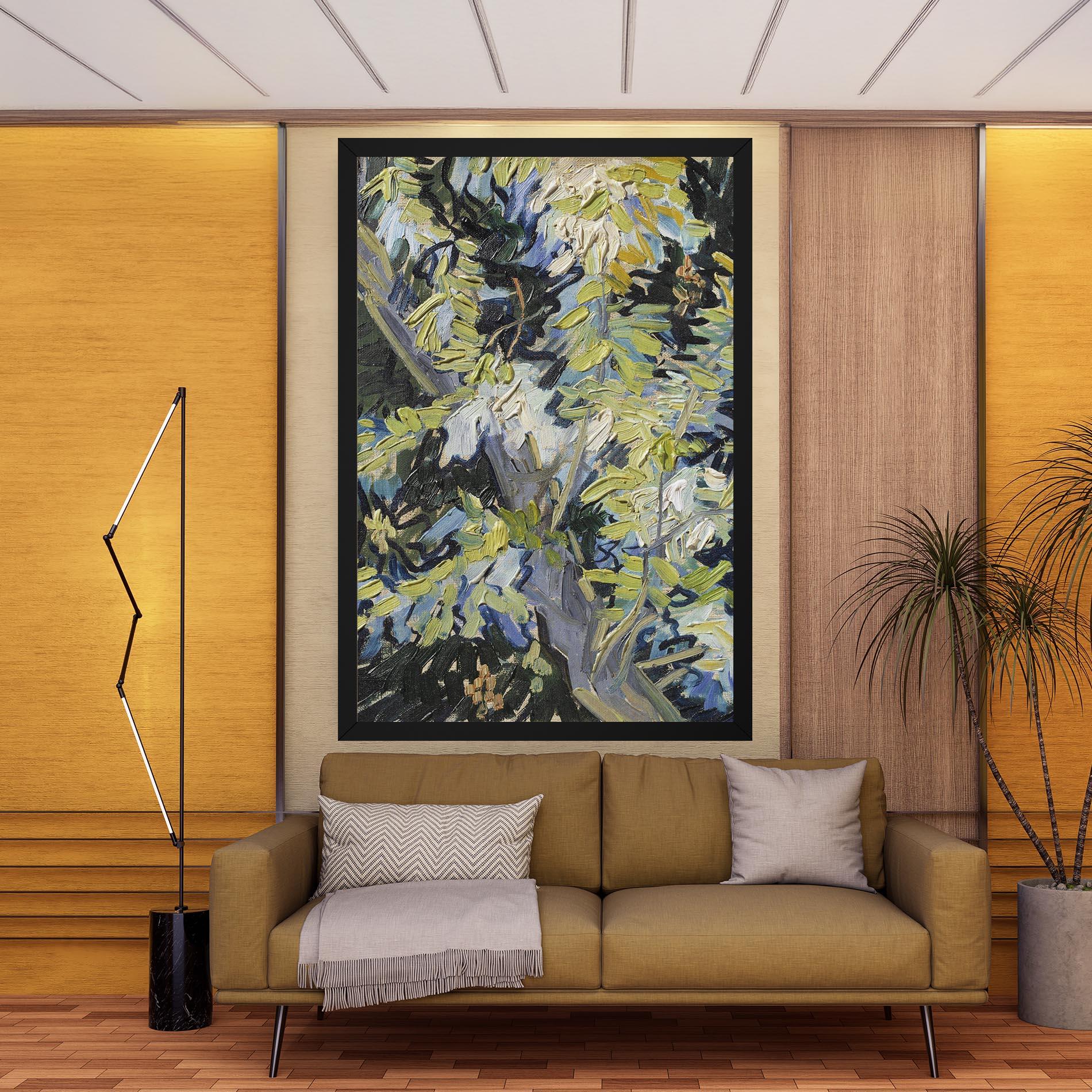 Leinwandbild Blossoming Branches mockup 9