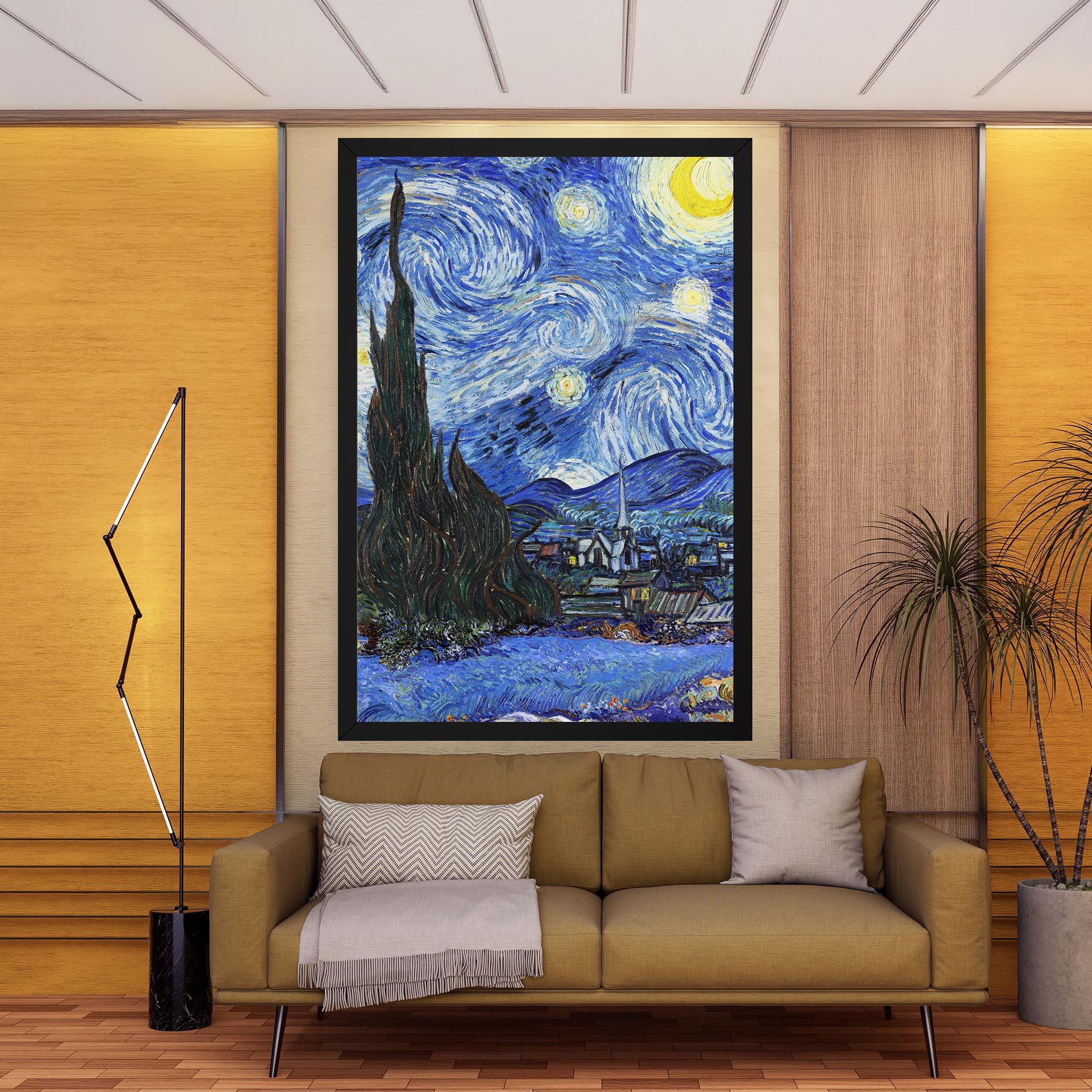 Leinwandbild Starry Night Art mockup 9