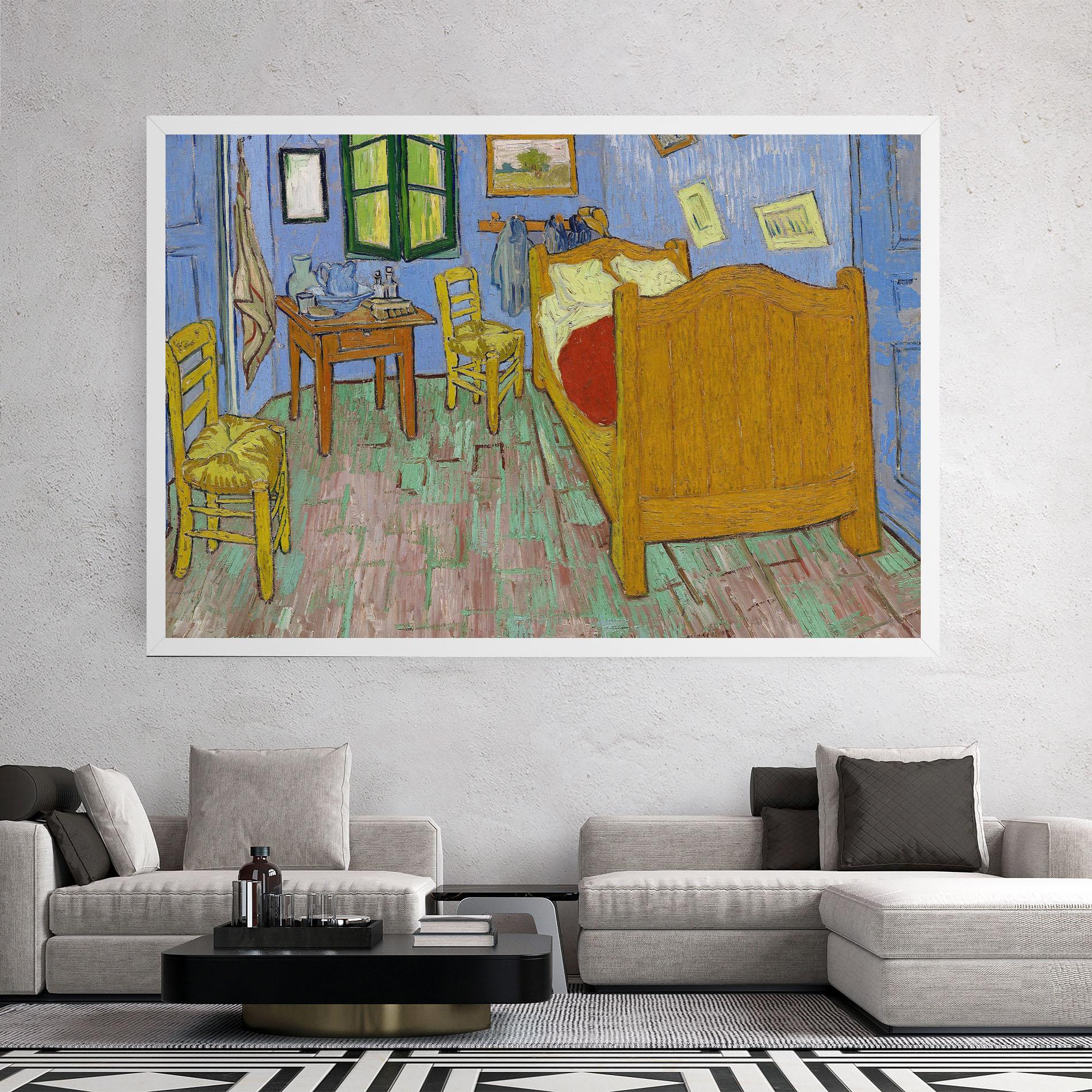 Leinwandbild The Bedroom mockup 2