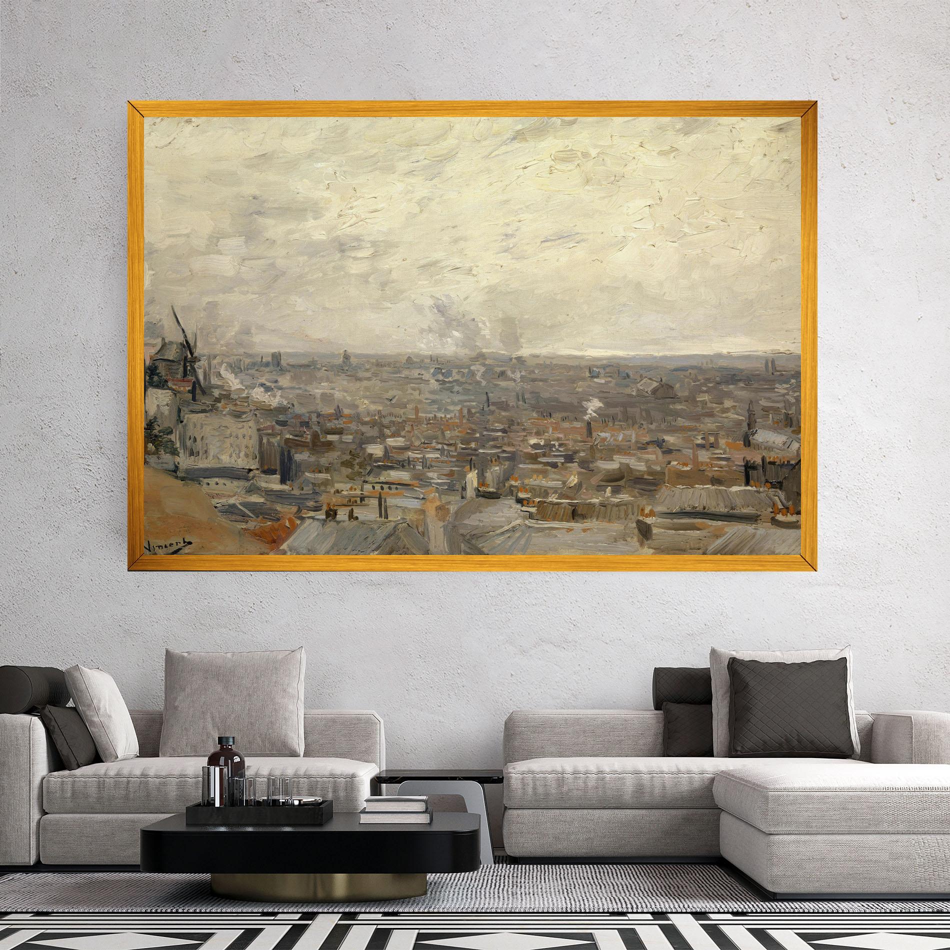 Leinwandbild Desde Montmartre mockup 2