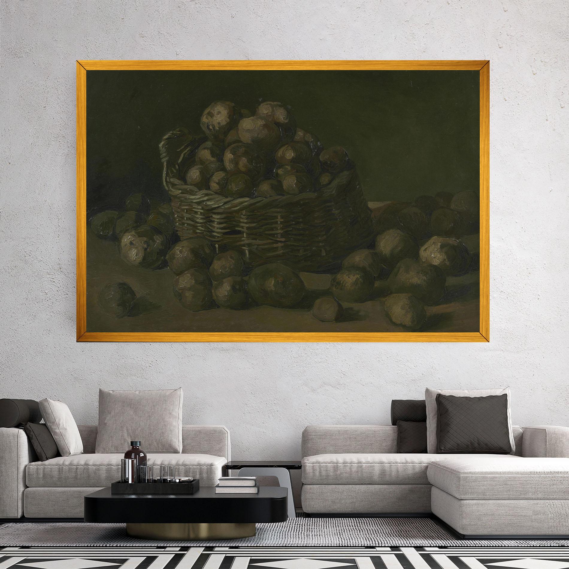 Leinwandbild Mand Met Aardappels mockup 2