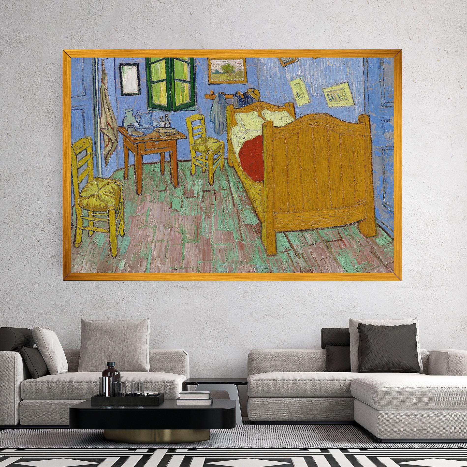 Leinwandbild The Bedroom mockup 2