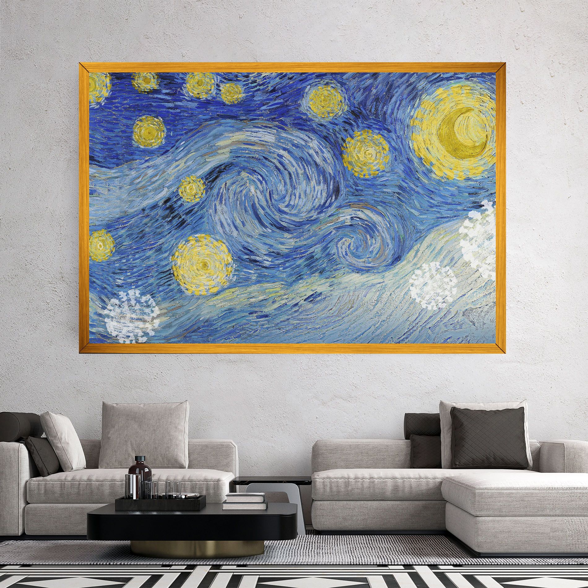 Van Gogh Starry Night mockup 2