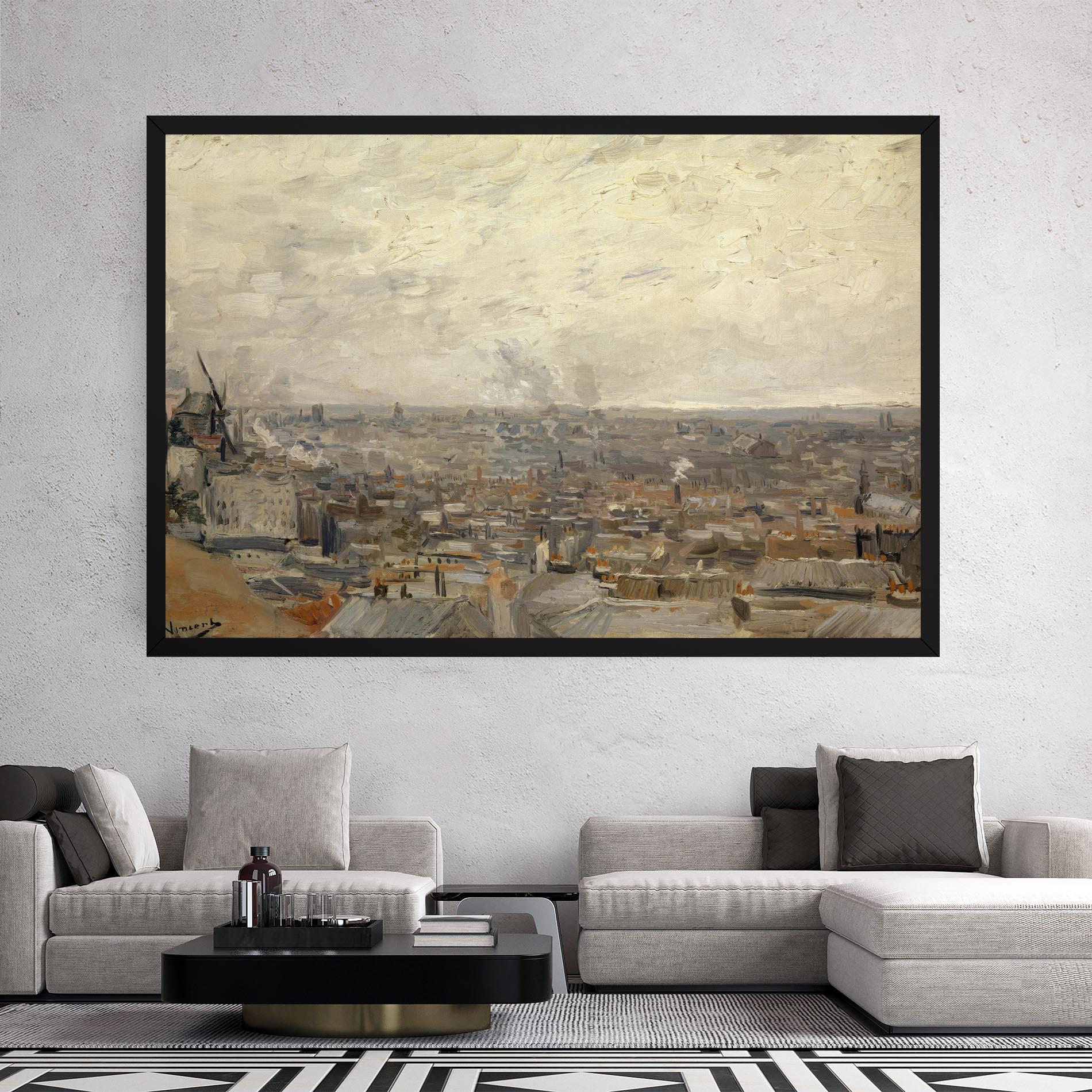 Leinwandbild Desde Montmartre mockup 2