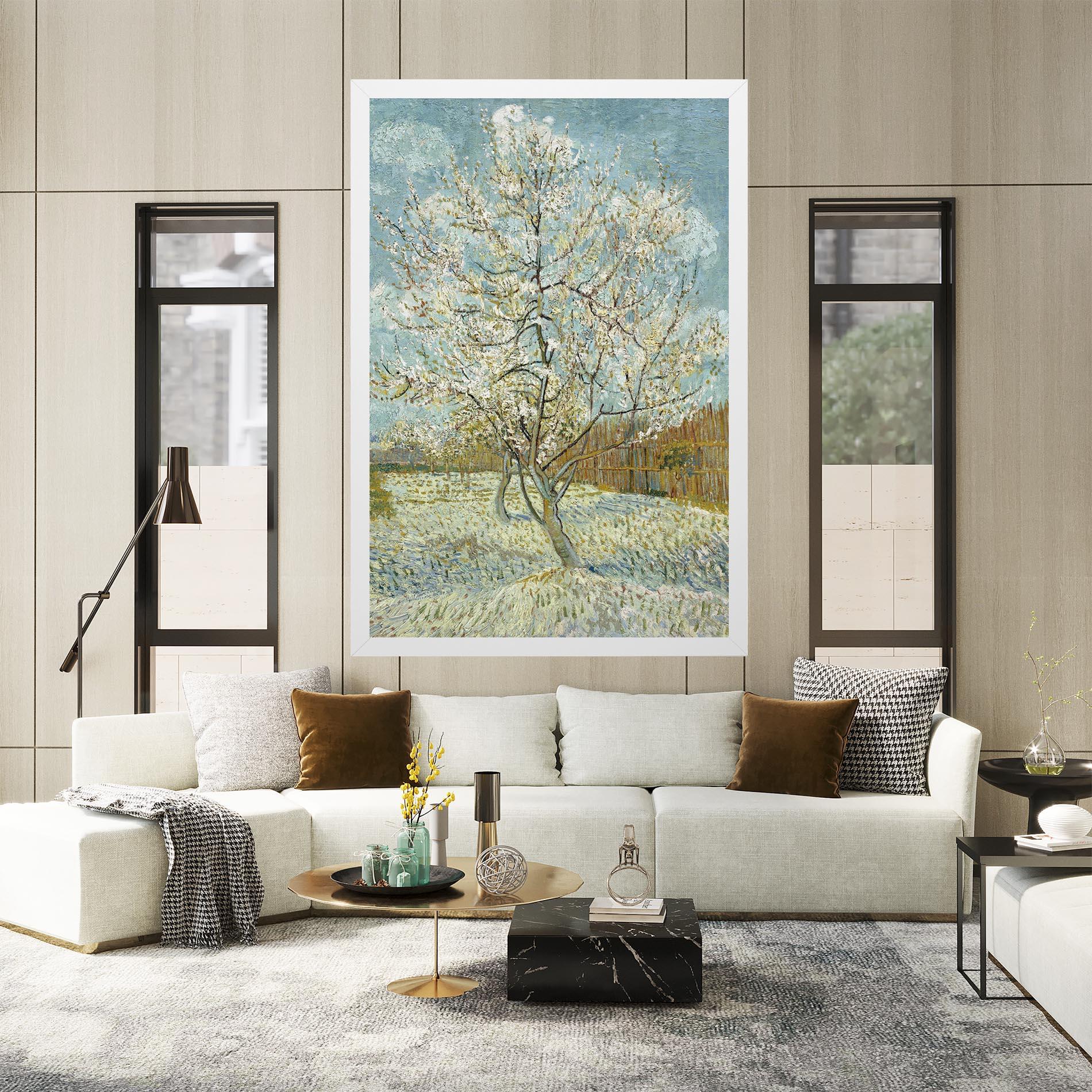 Leinwandbild De Roze Perzikboom mockup 2