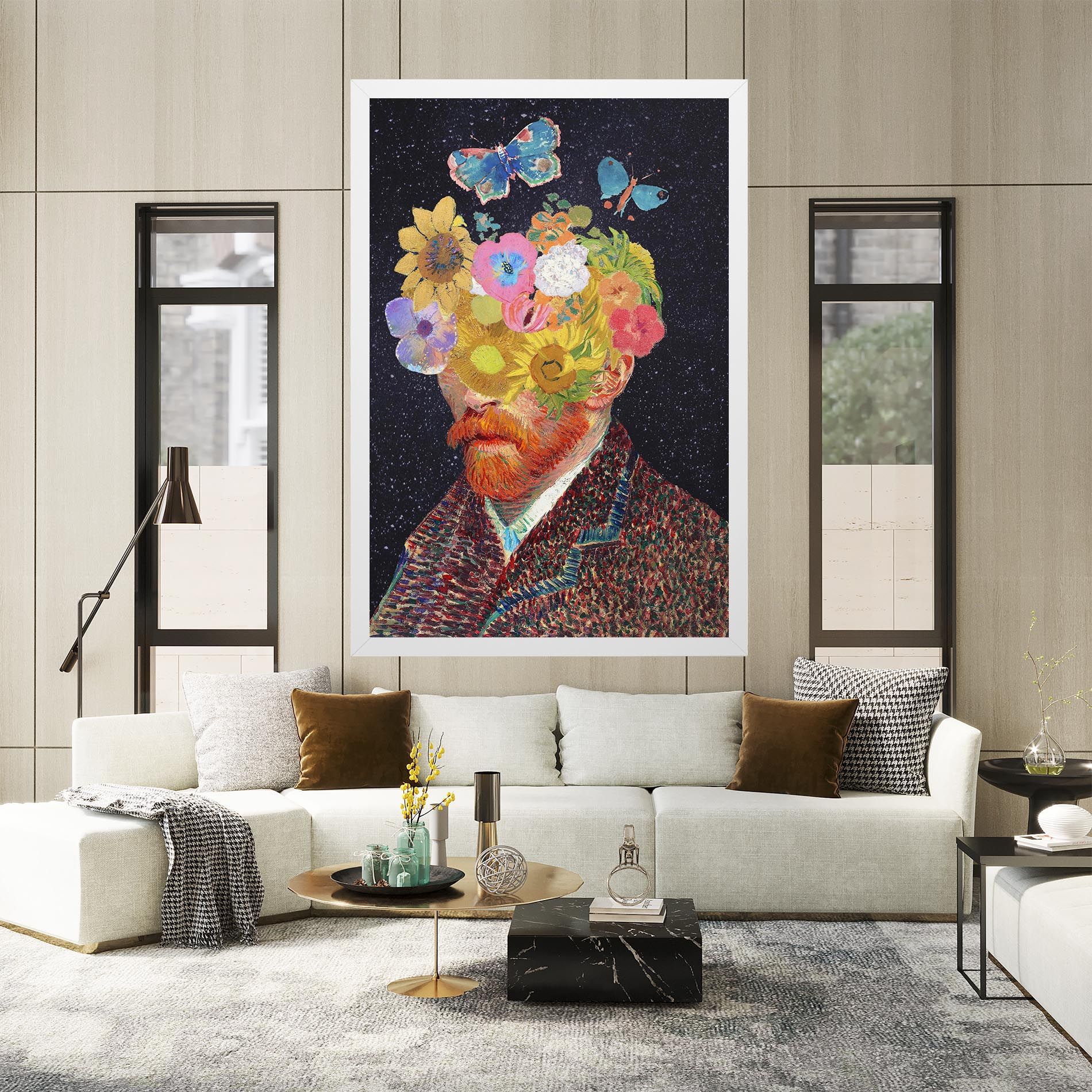 Flower Self Portrait mockup 2