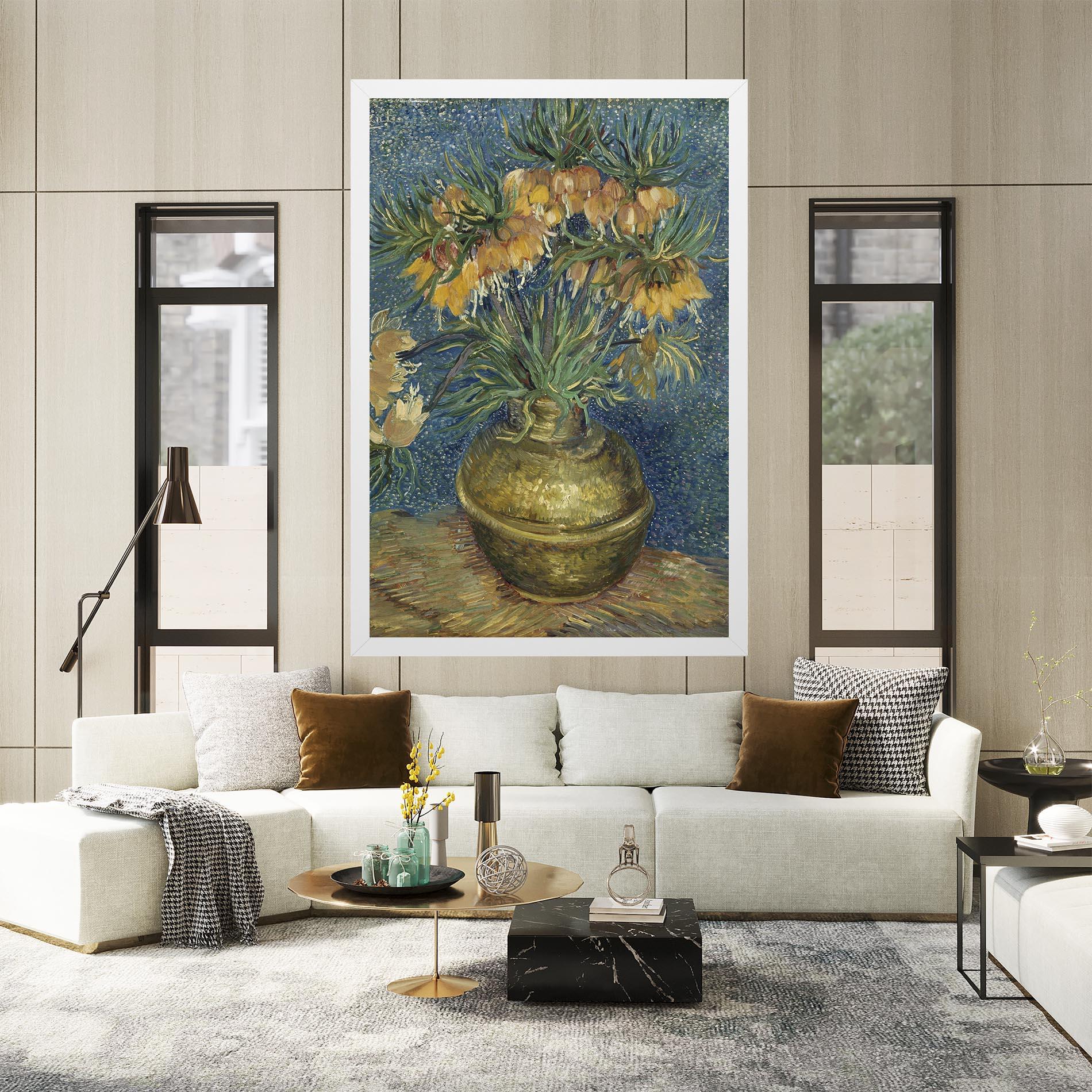 Leinwandbild Imperial Fritillaries mockup 2