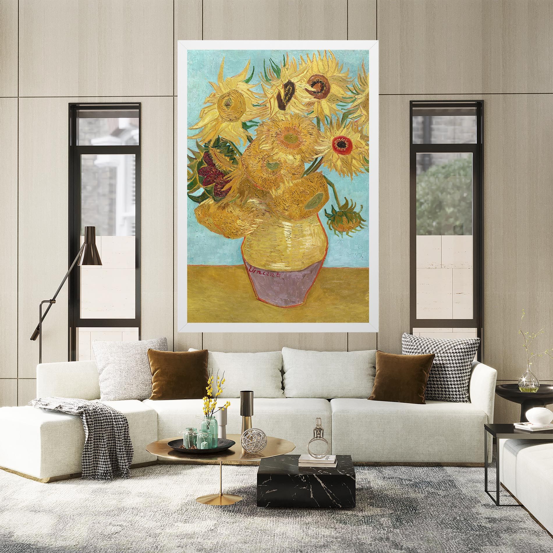 Twelve Sunflowers mockup 2