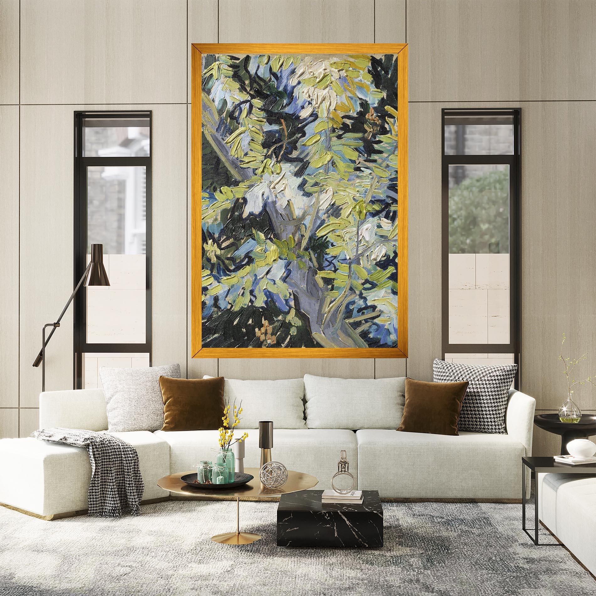 Leinwandbild Blossoming Branches mockup 2