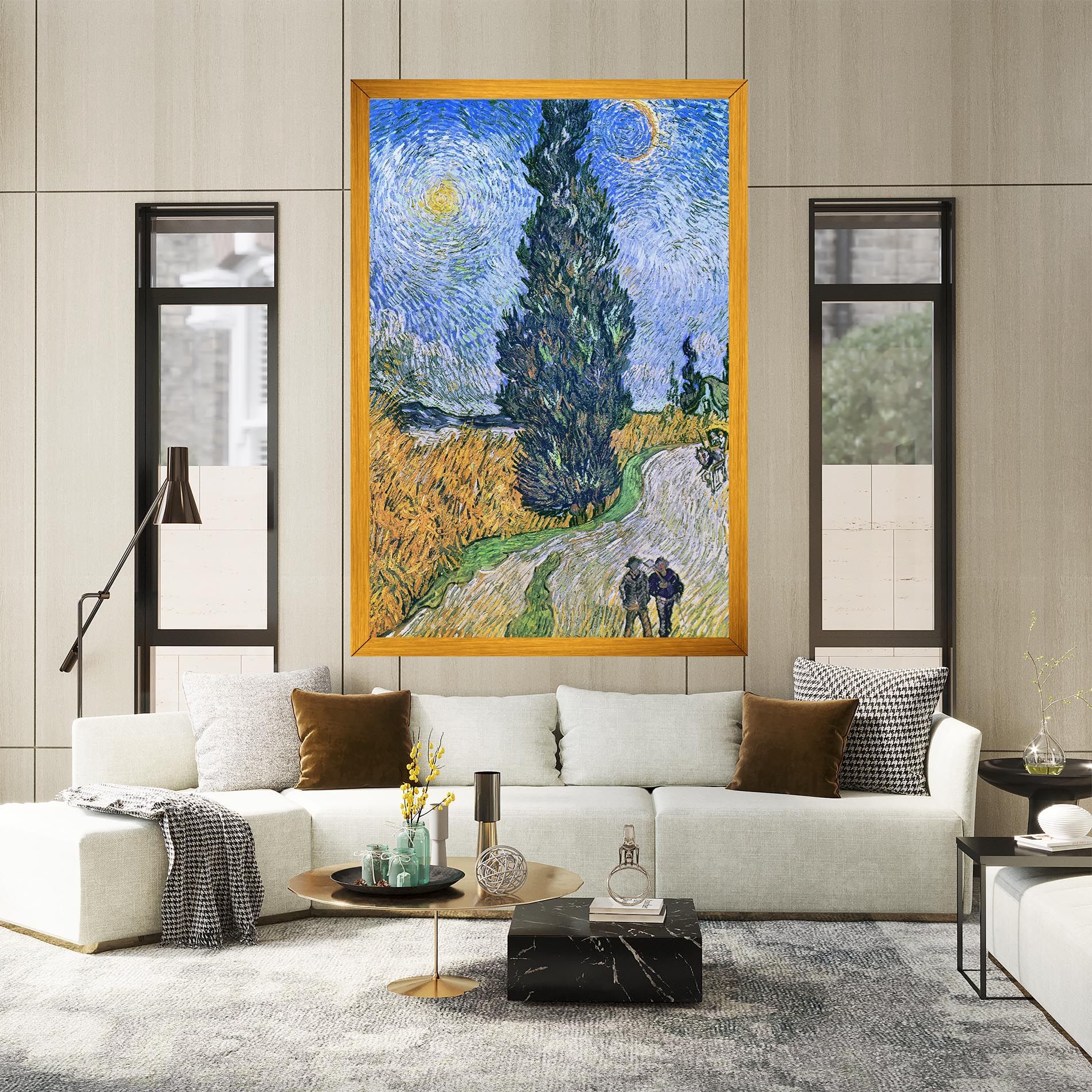 Road With Cypress mockup 2