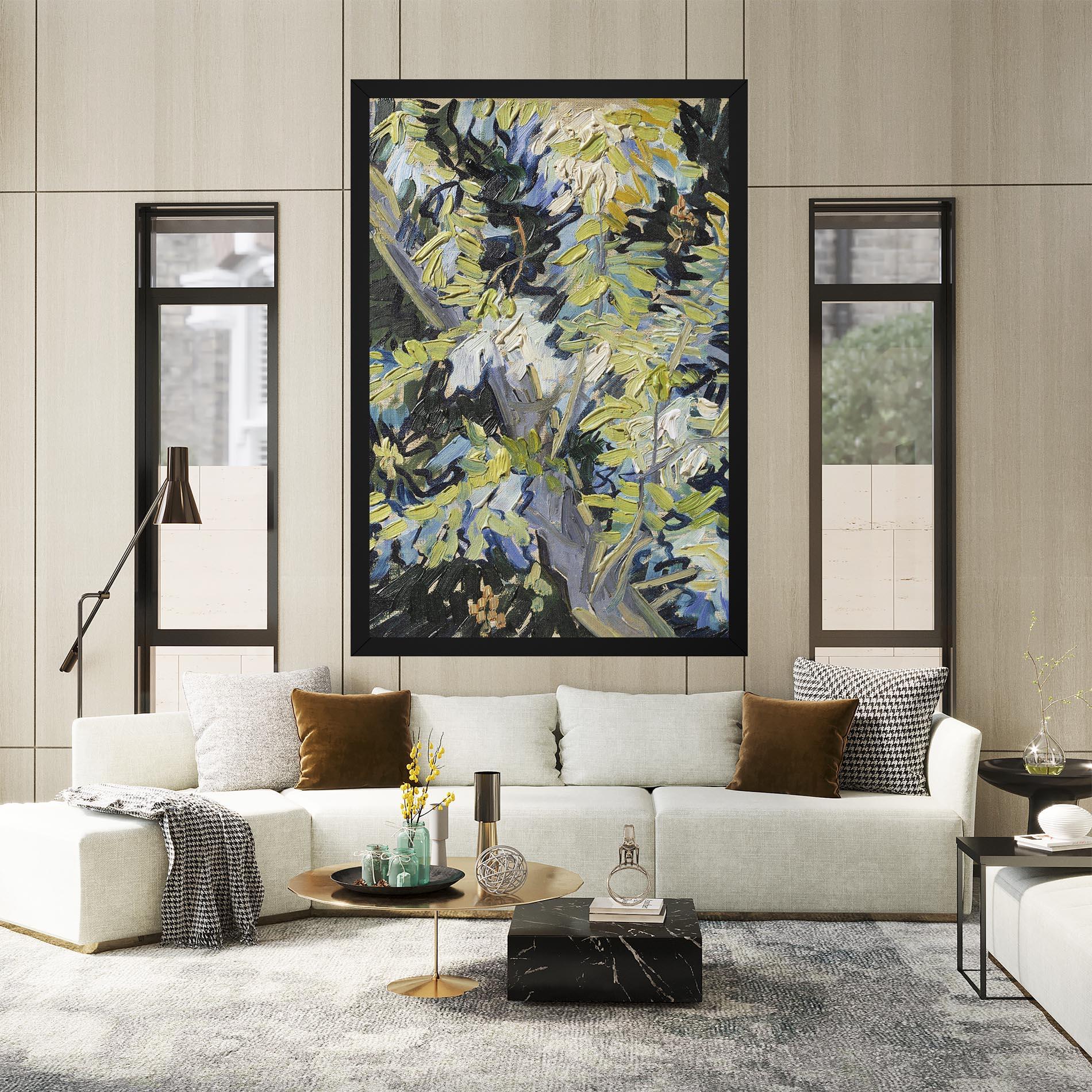 Leinwandbild Blossoming Branches mockup 2