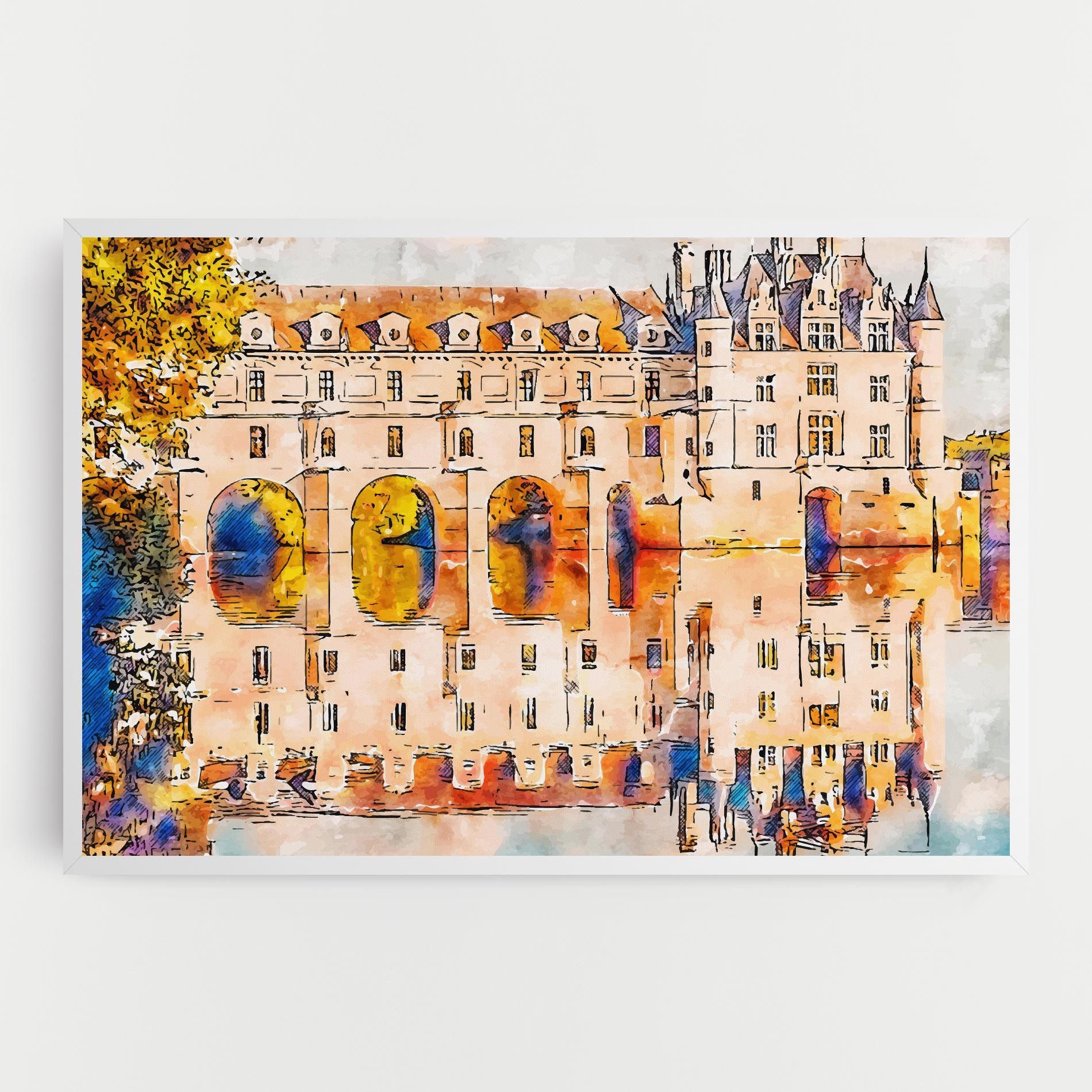 Blue Orange Castle mockup 0