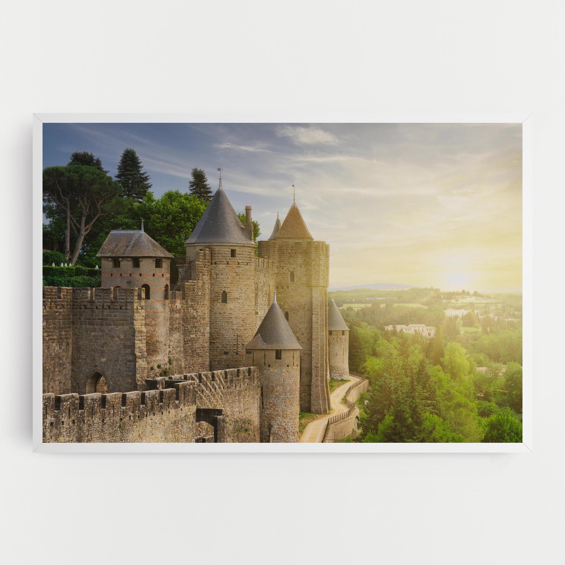 Leinwandbild Carcassonne France mockup 0
