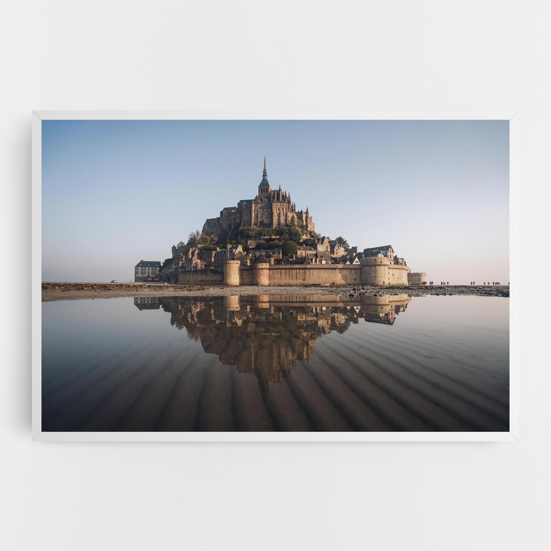 Leinwandbild Castle Reflection mockup 0