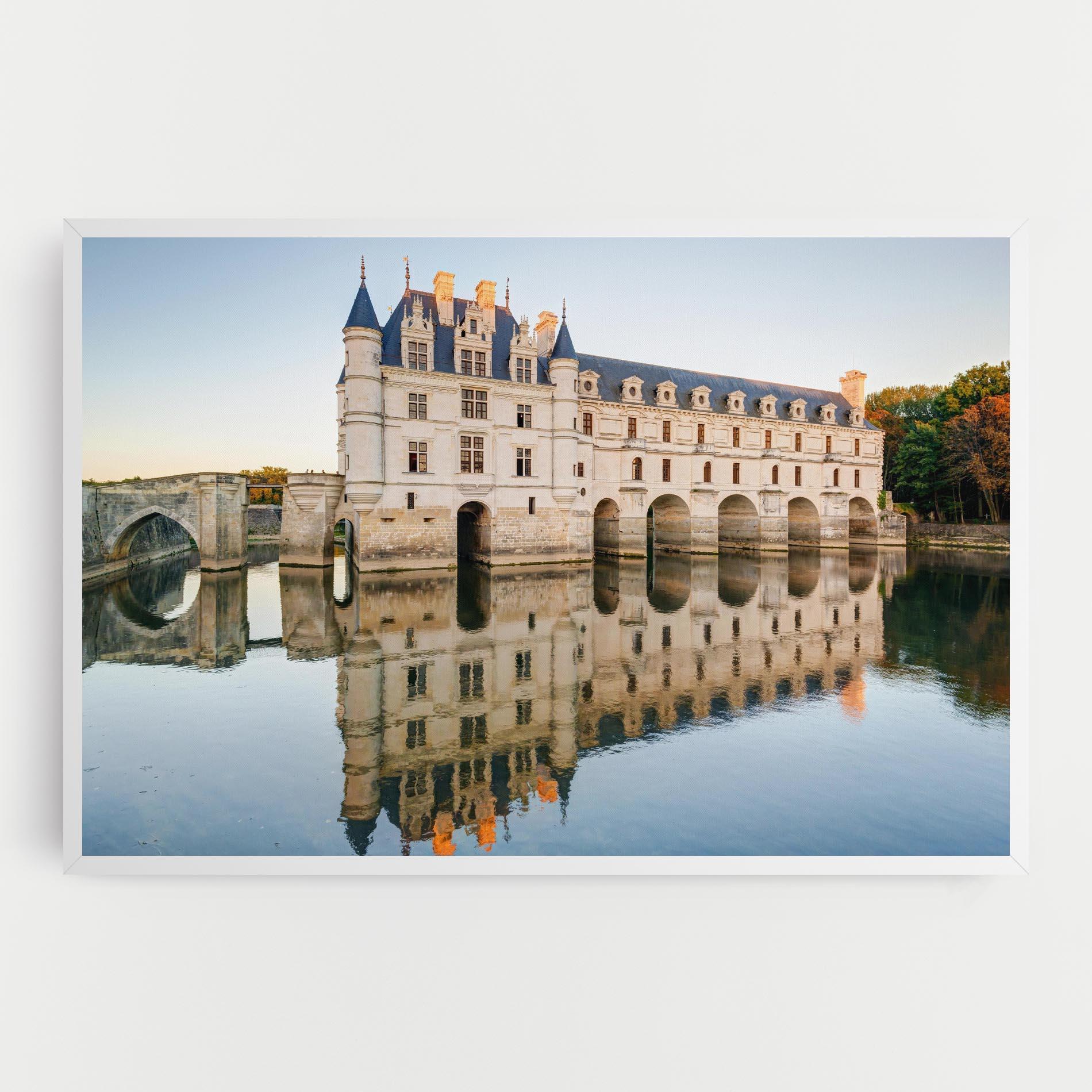 Leinwandbild Chateau Chenonceau Castle mockup 0