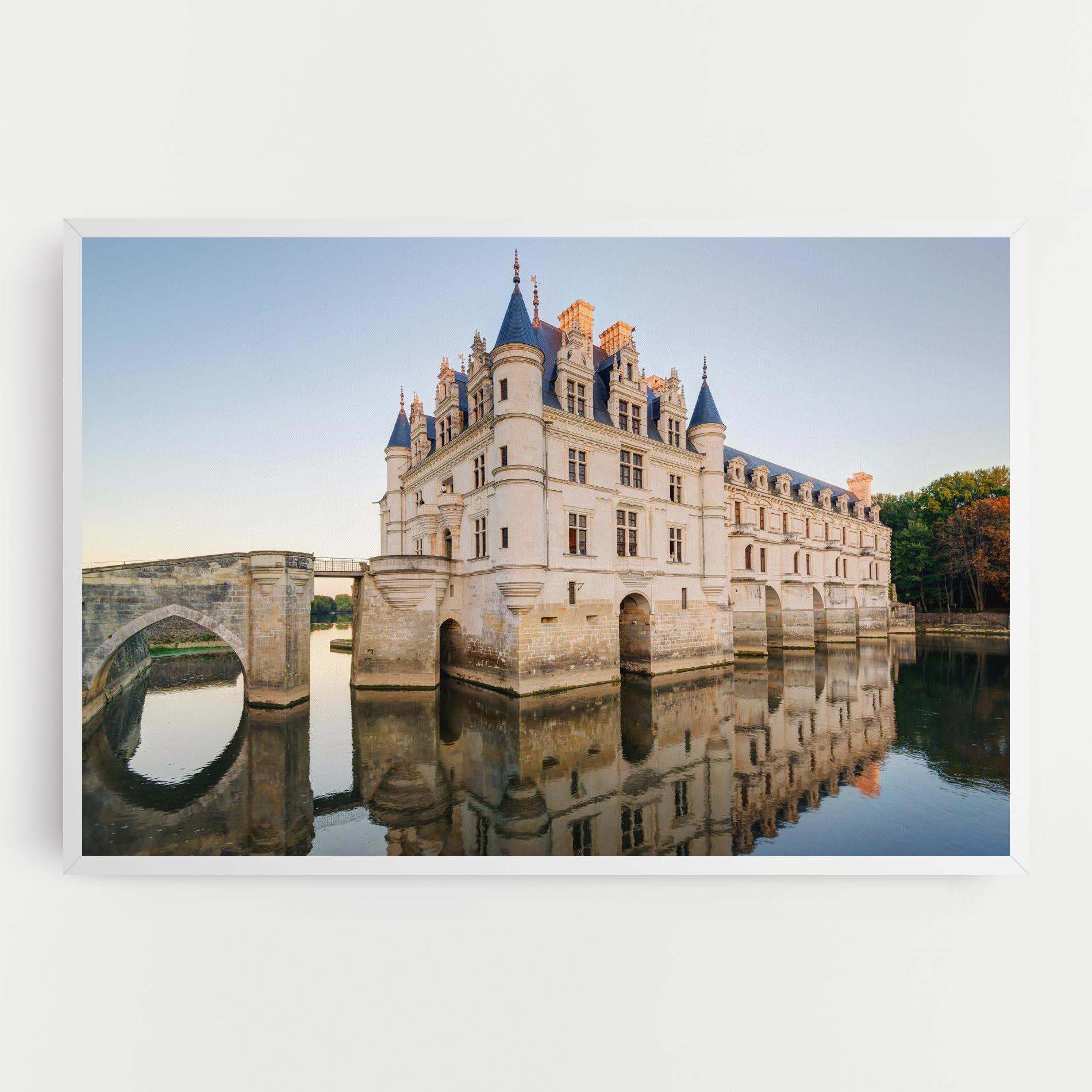 Leinwandbild Chateau France mockup 0