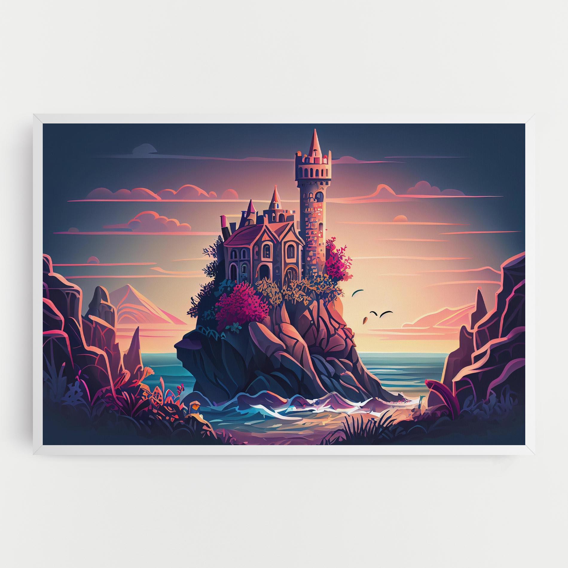 Leinwandbild Cliff Castle mockup 0