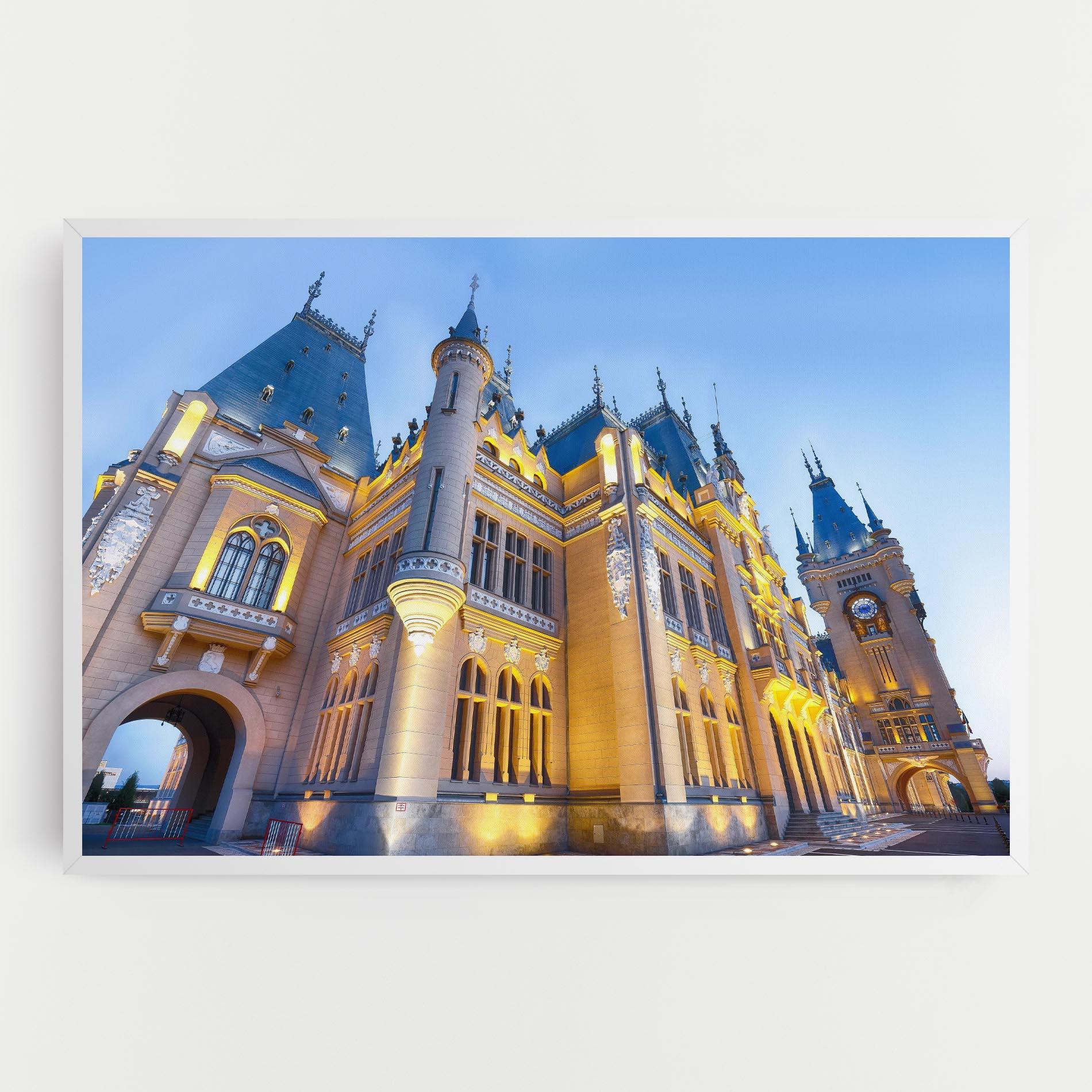 Leinwandbild Palace Culture Romania mockup 0