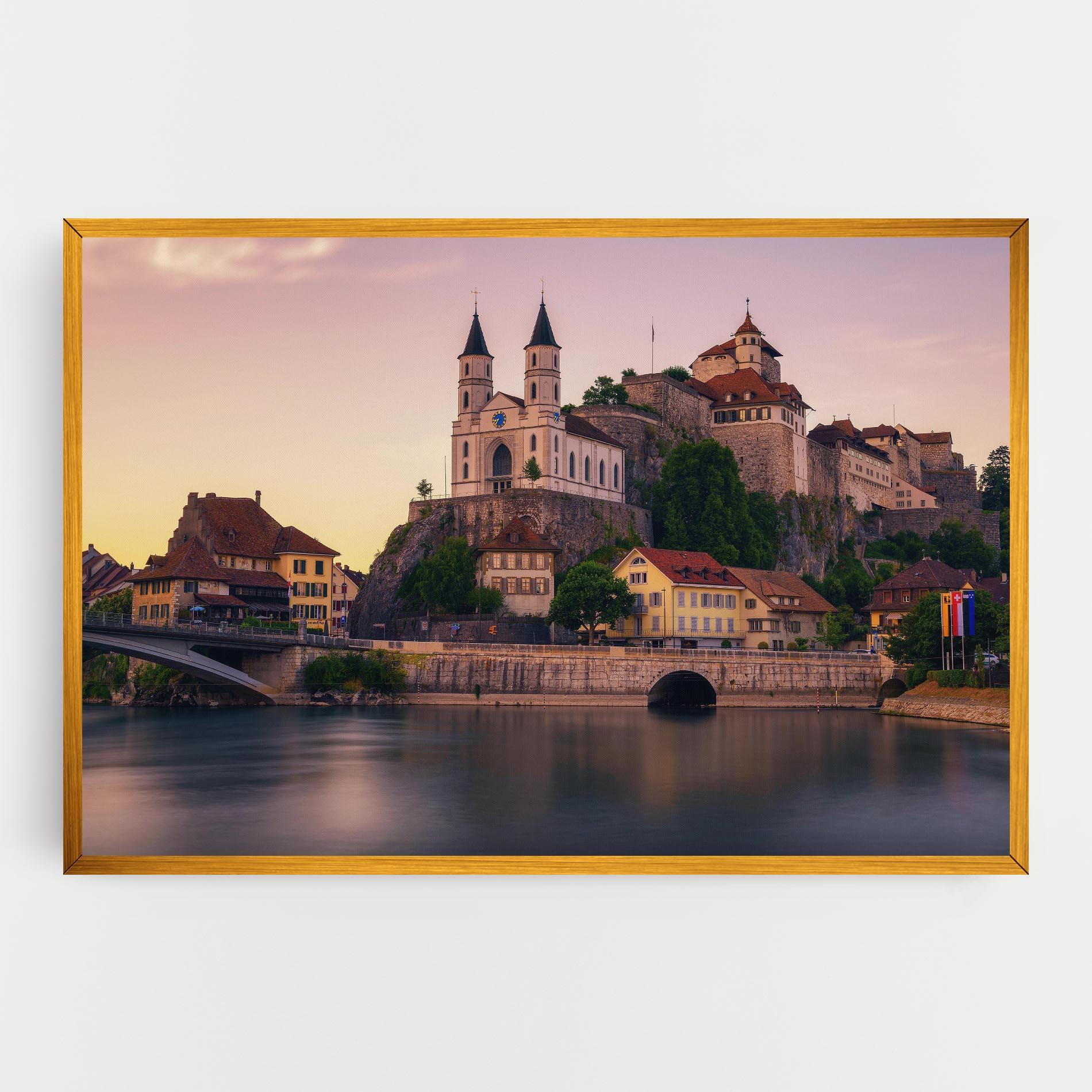 Leinwandbild Aarburg Castle mockup 0