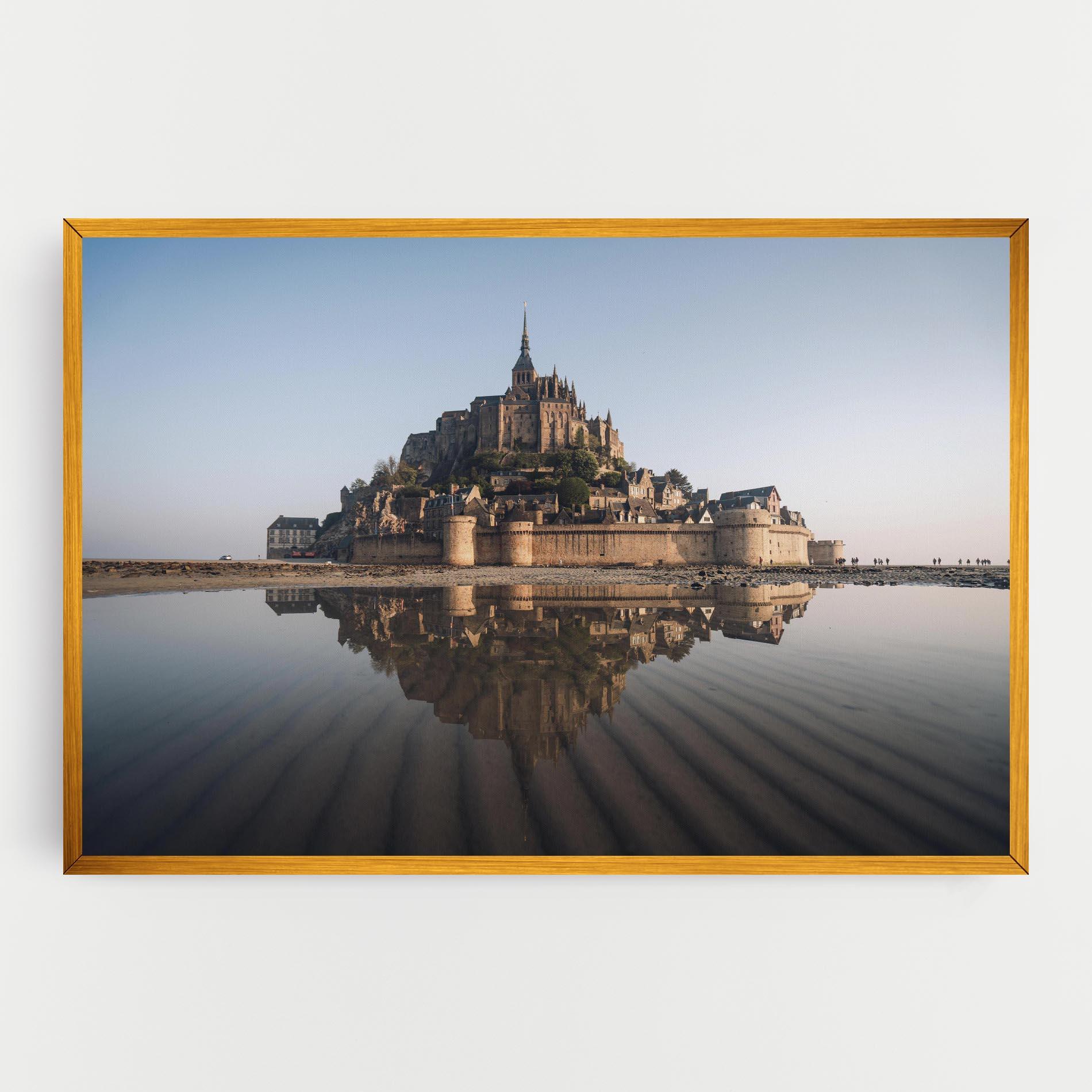Leinwandbild Castle Reflection mockup 0