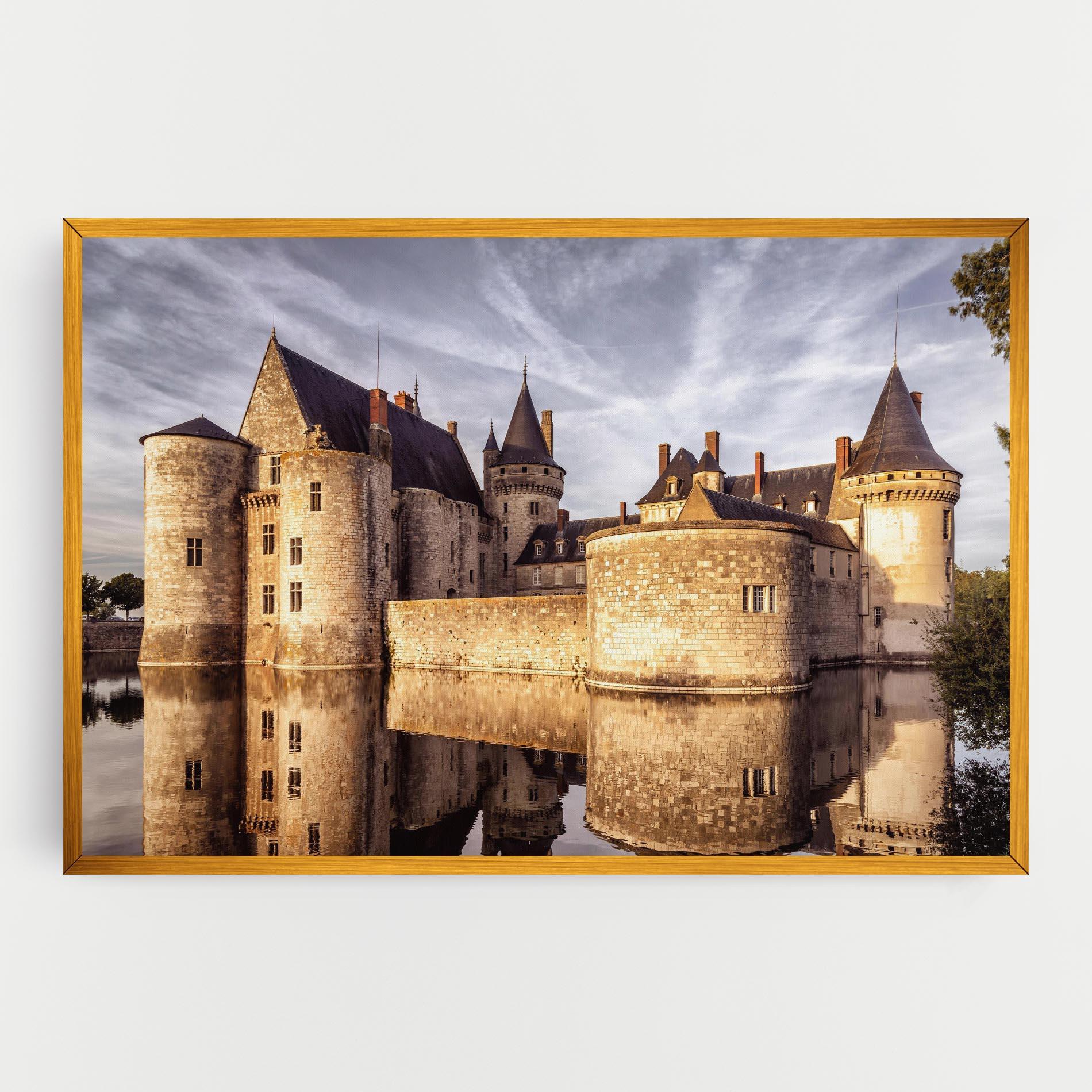 Leinwandbild Chateau Castle mockup 0