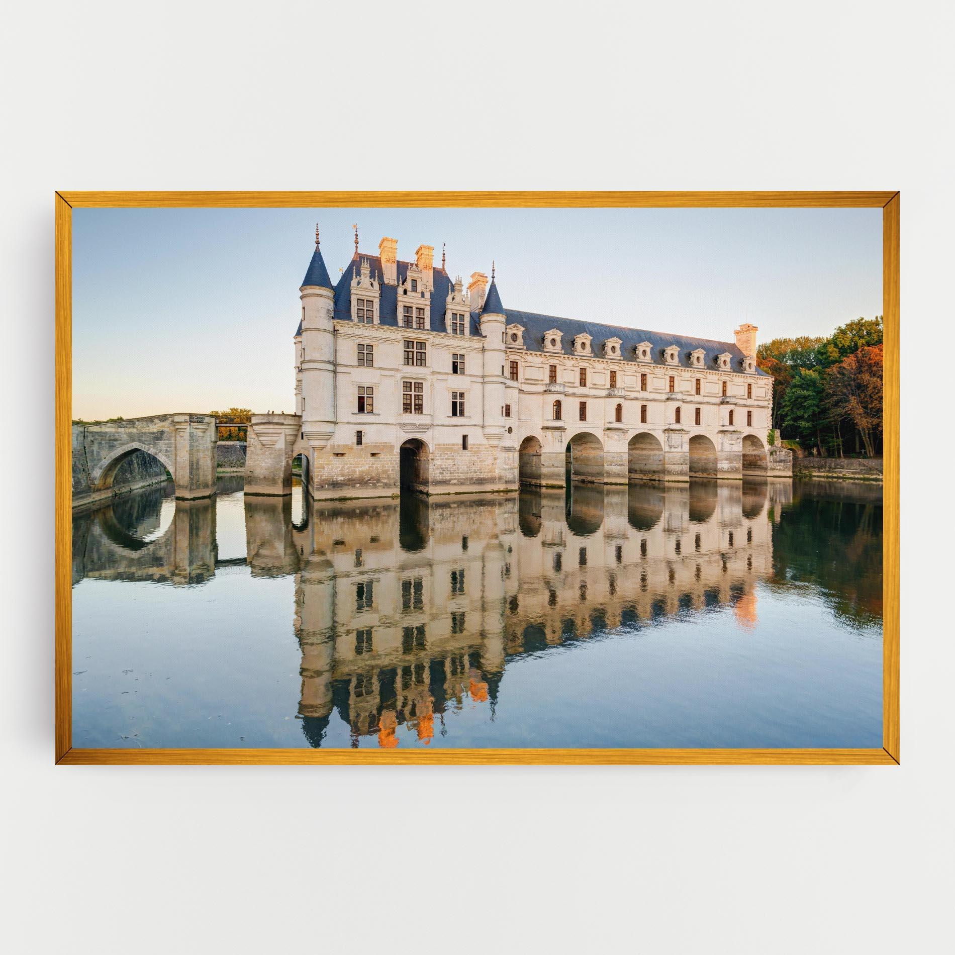 Leinwandbild Chateau Chenonceau Castle mockup 0