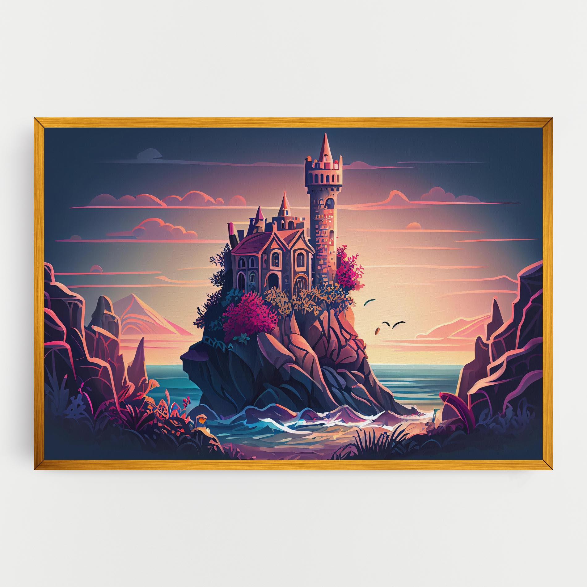 Leinwandbild Cliff Castle mockup 0