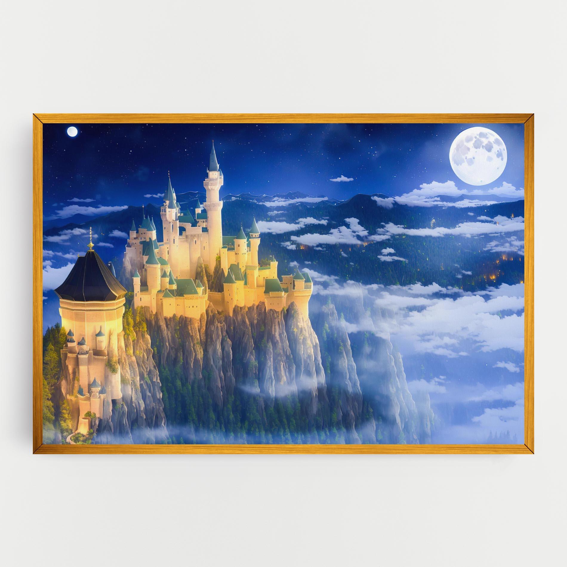 Leinwandbild Fairytale Castle mockup 0