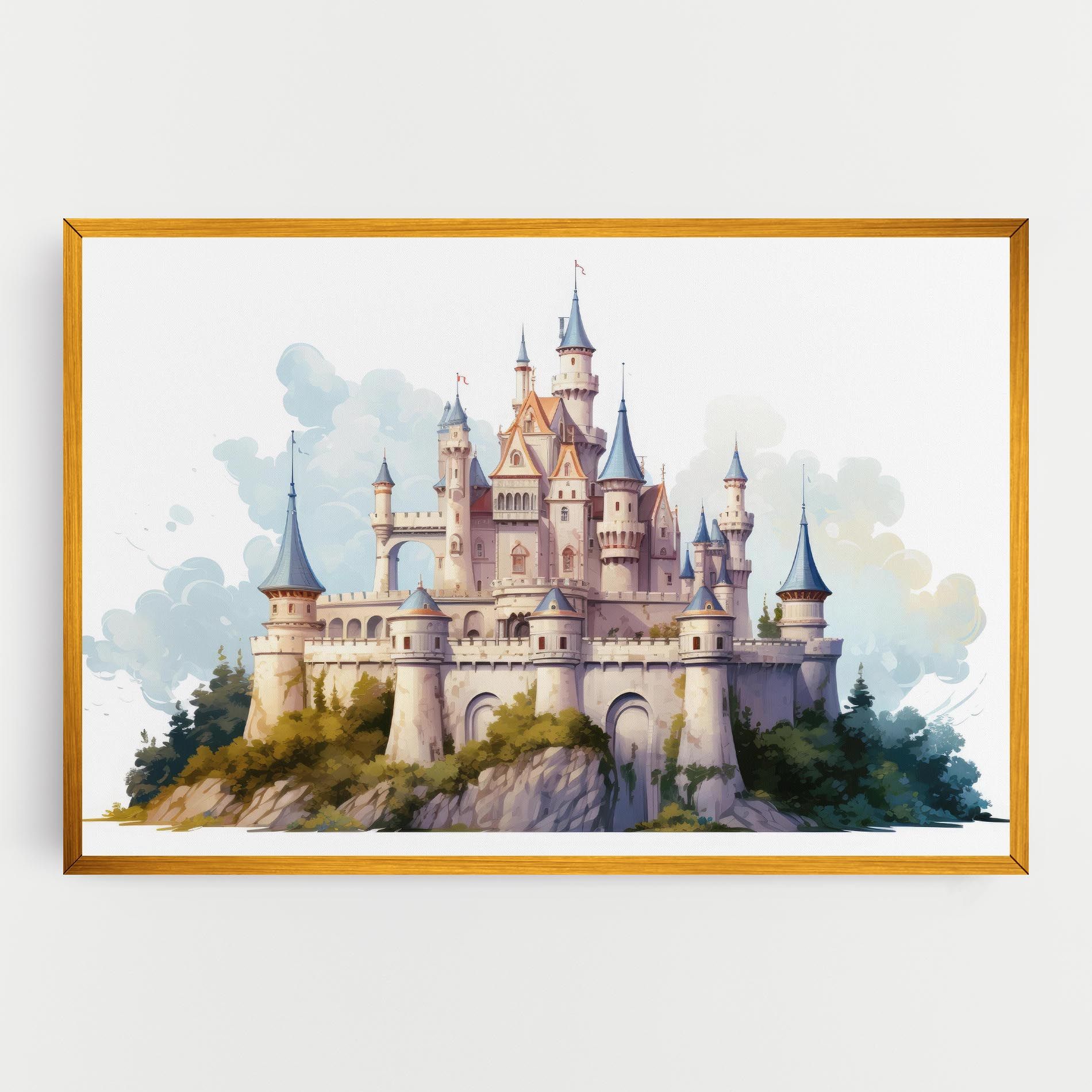 Illustration Castle mockup 0