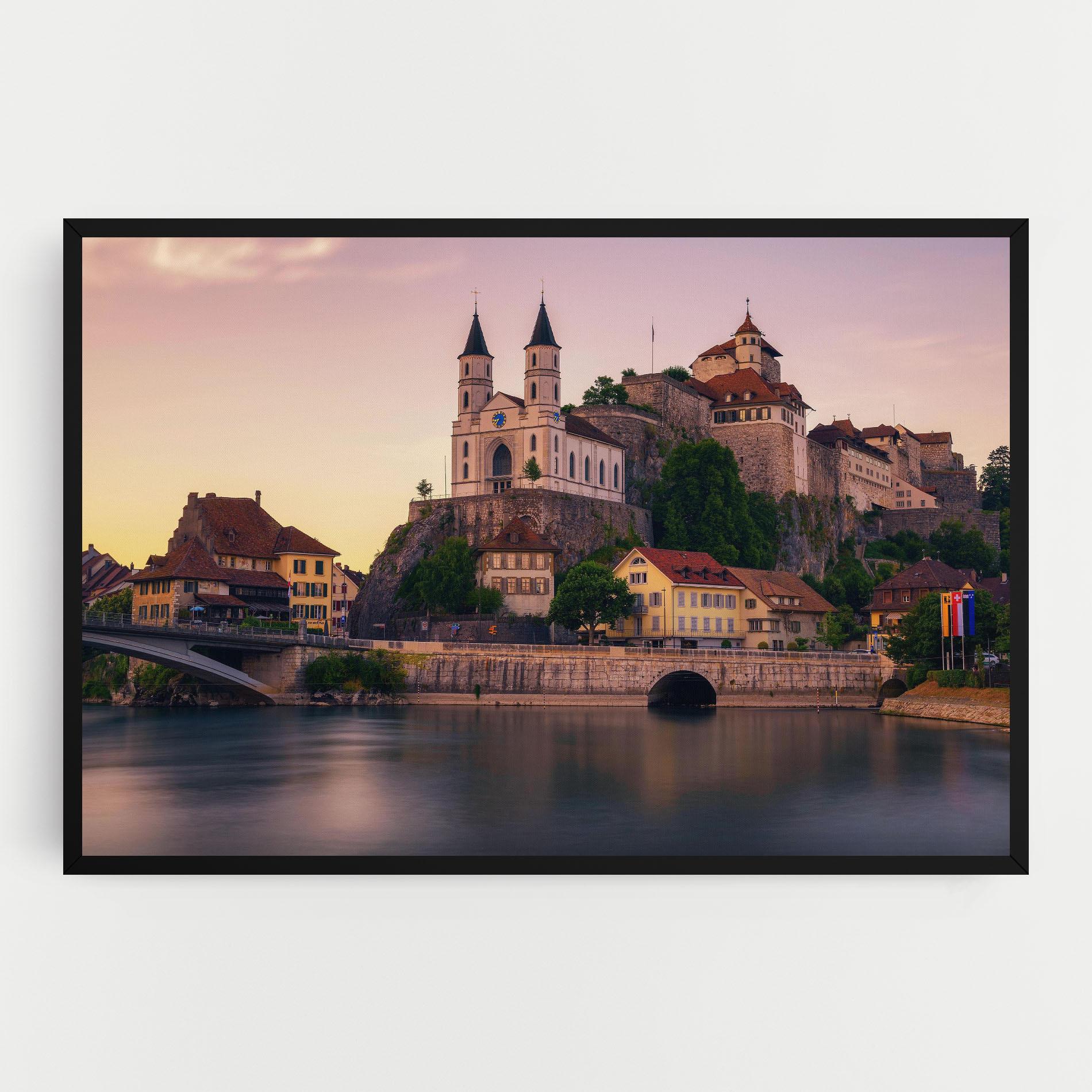 Leinwandbild Aarburg Castle mockup 0