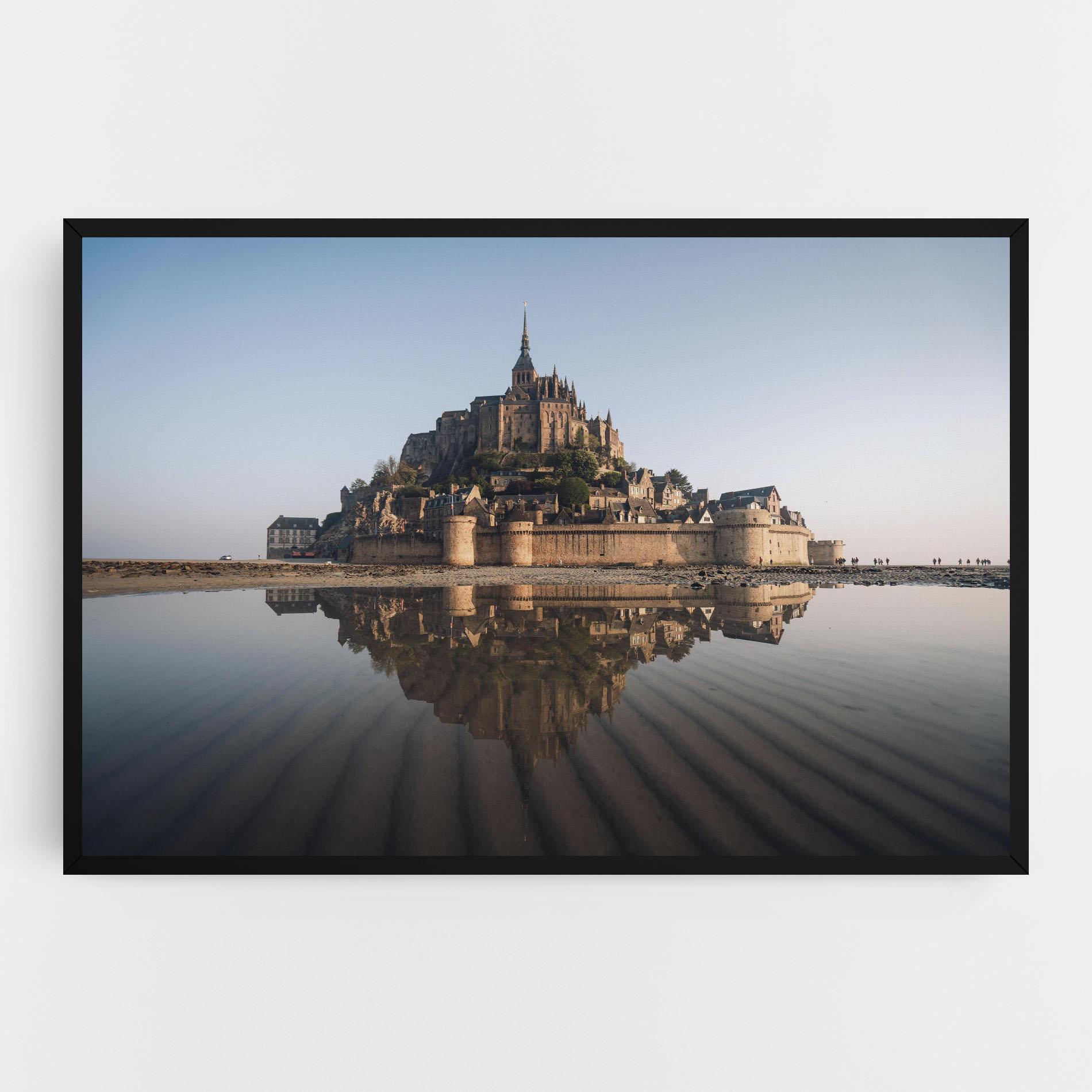 Leinwandbild Castle Reflection mockup 0