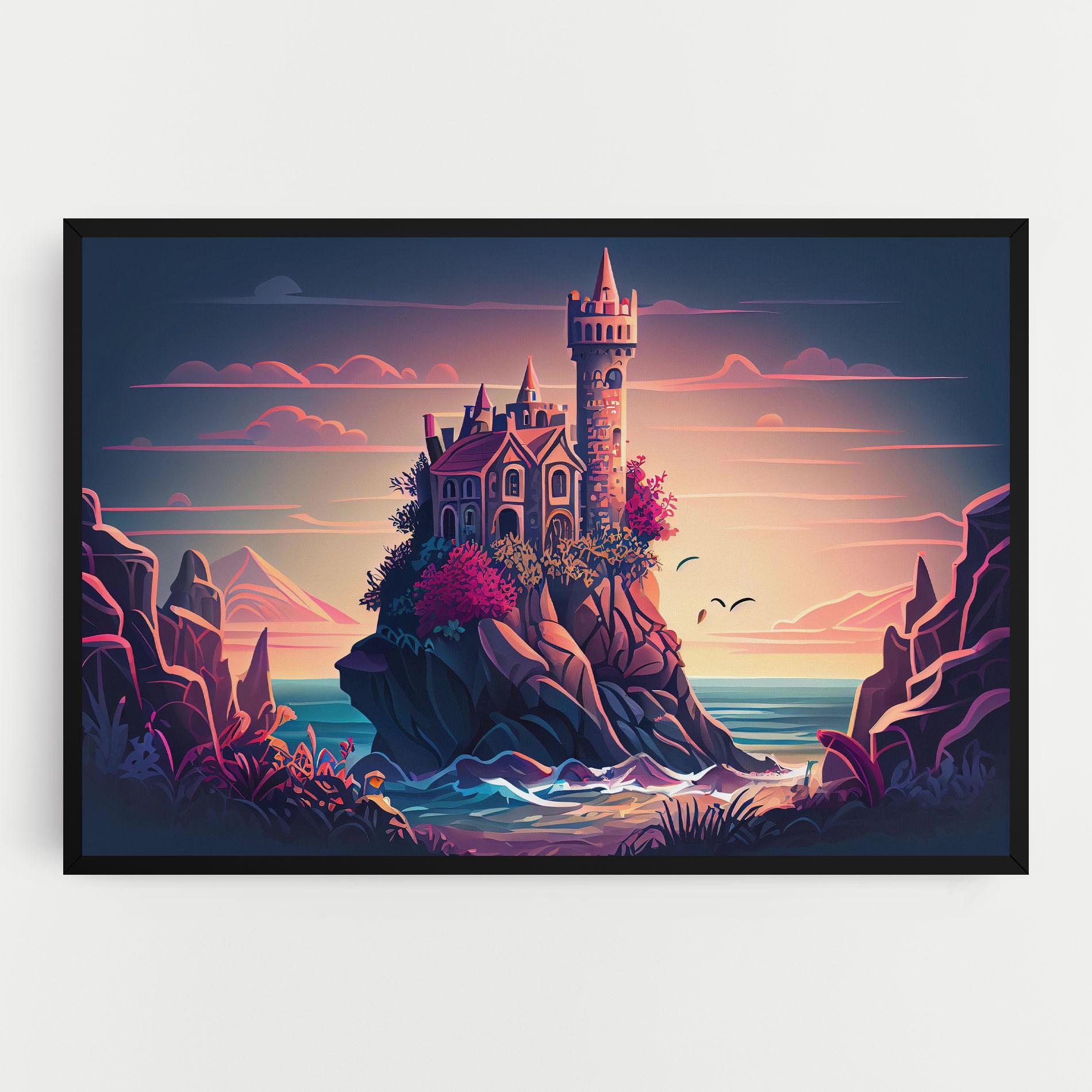 Leinwandbild Cliff Castle mockup 0