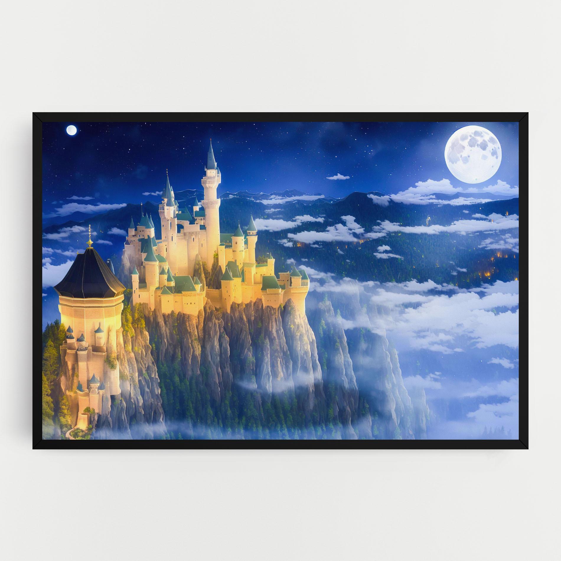 Leinwandbild Fairytale Castle mockup 0