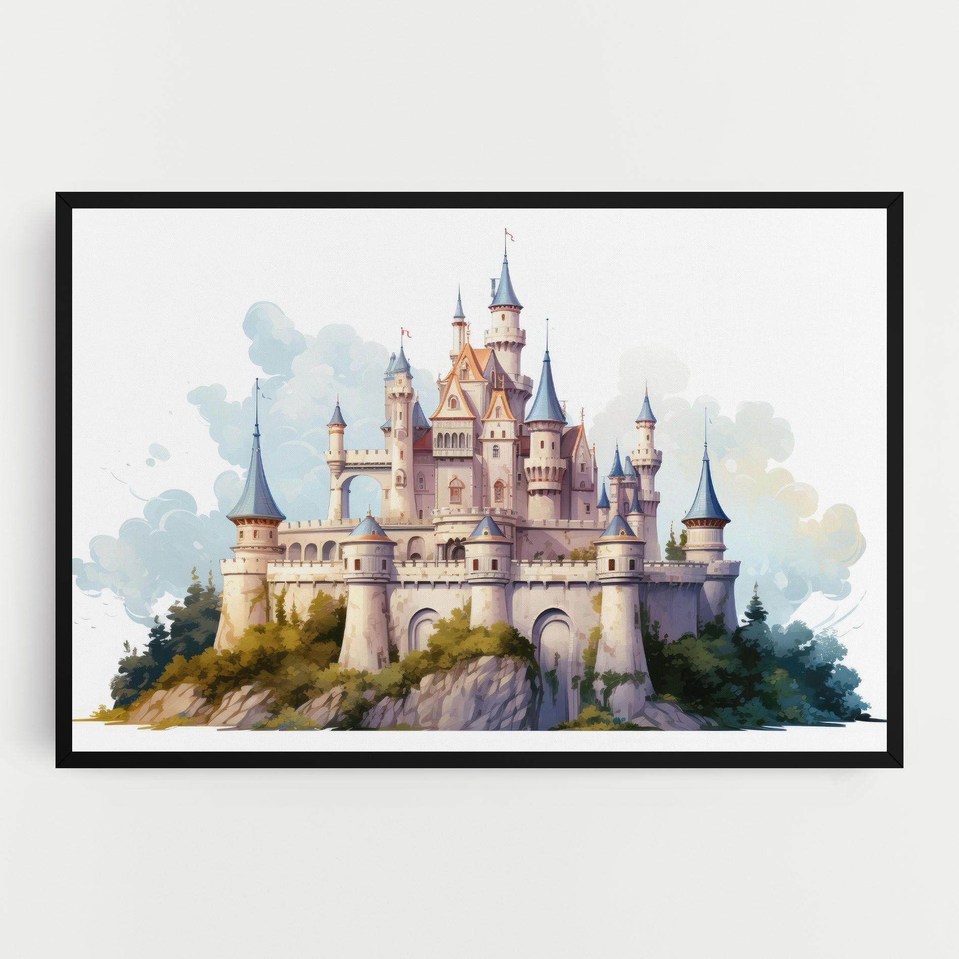 Illustration Castle mockup 0