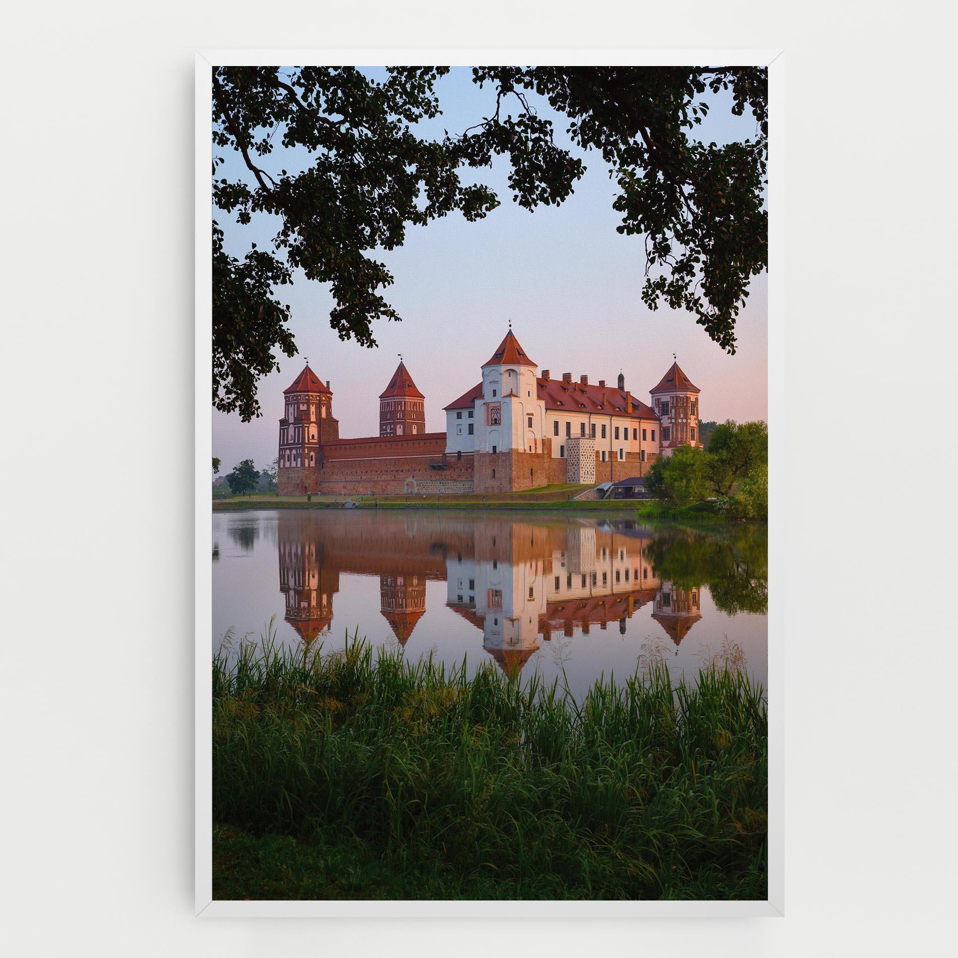 Leinwandbild Ancient Castle Morning mockup 0