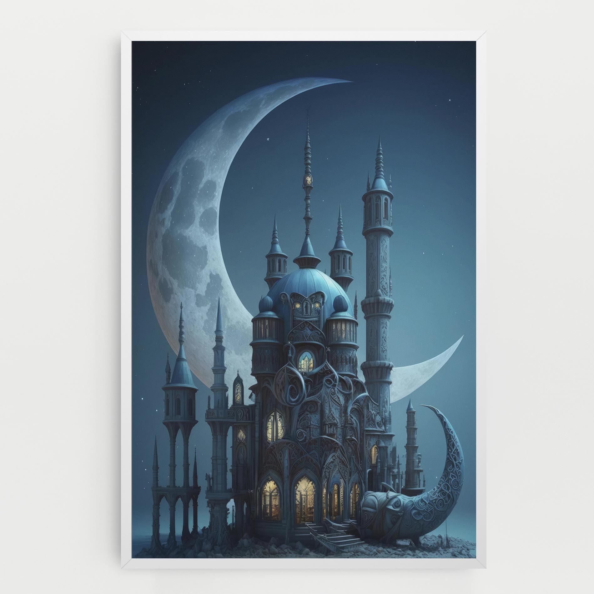 Leinwandbild Mosque Moon mockup 0